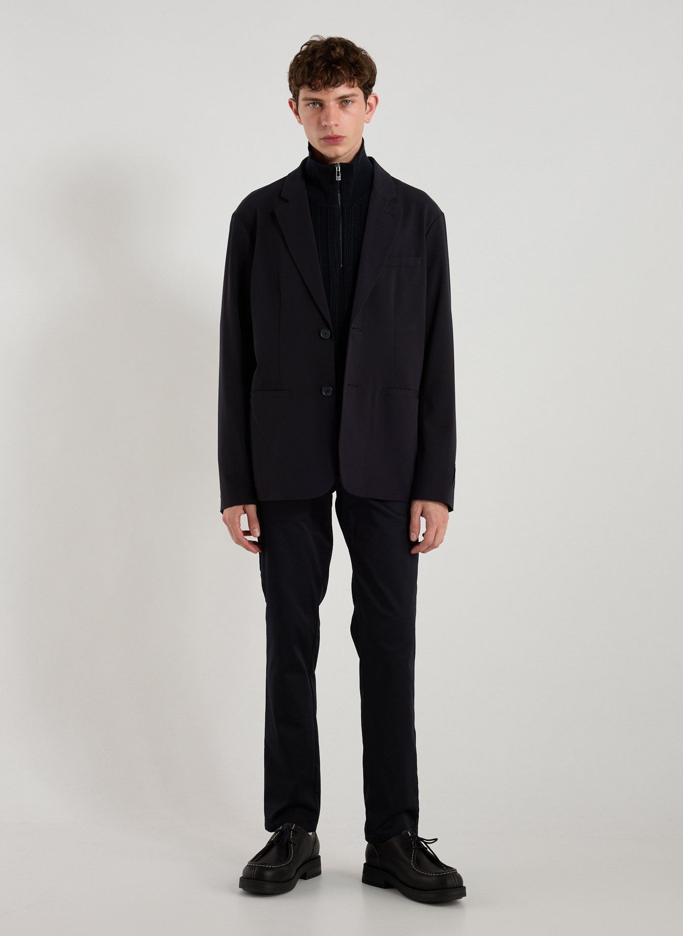 Veste de tailleur droite ARMANI EXCHANGE Bleu