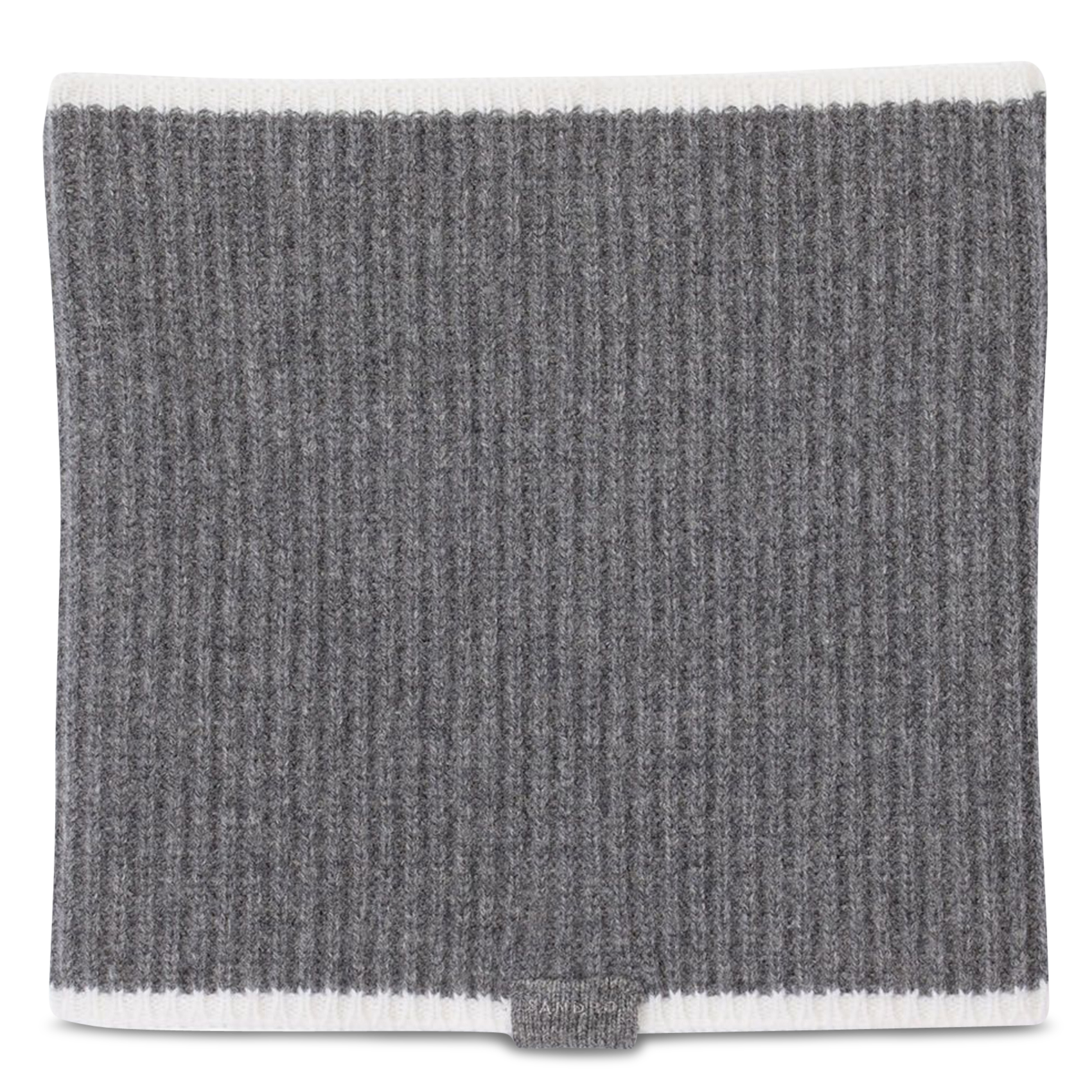SANDRO Cache cou en laine Gris