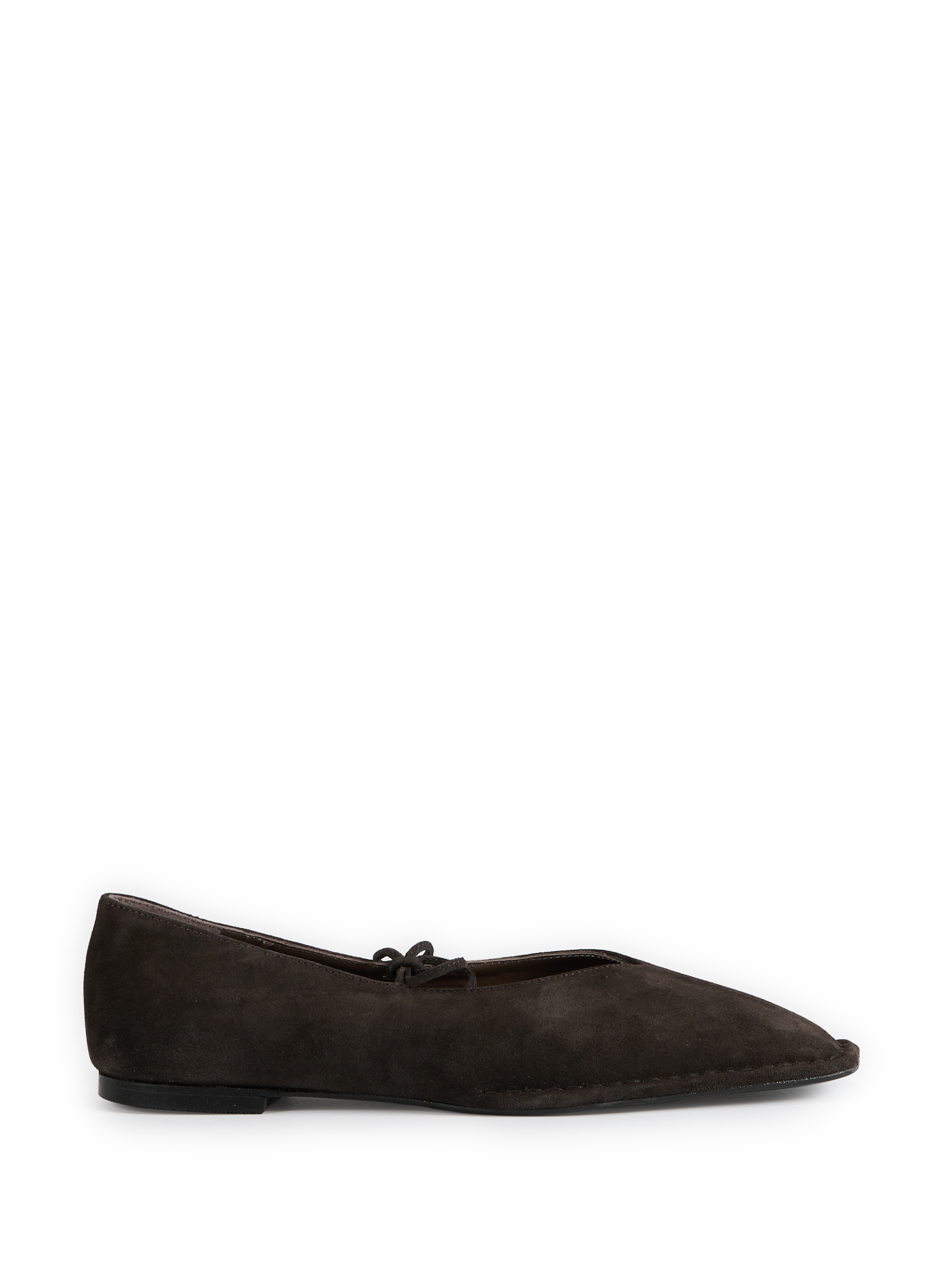 ALOHAS Suede leather ballet flats Brown