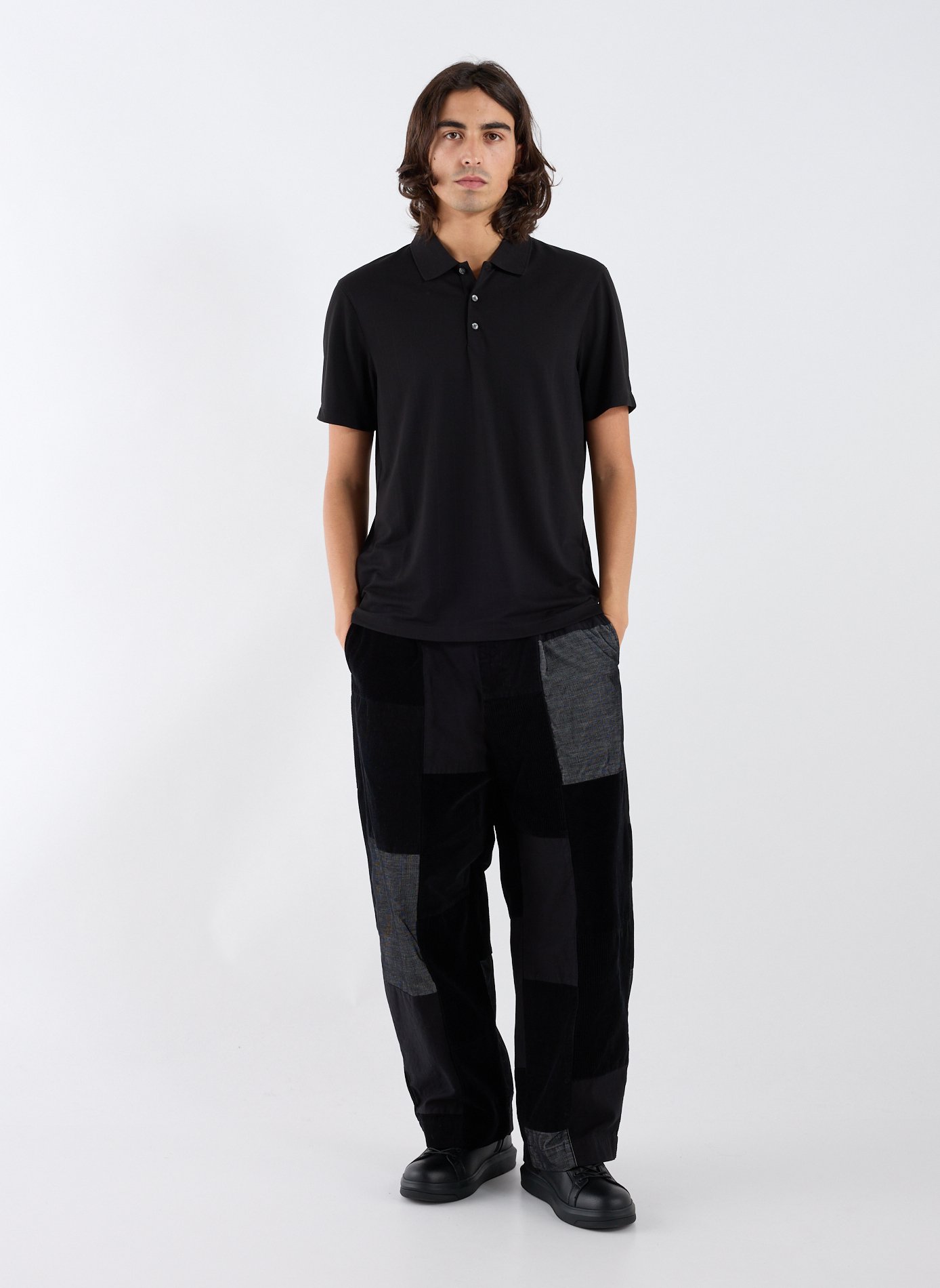 Polo à manches courtes CALVIN KLEIN Noir