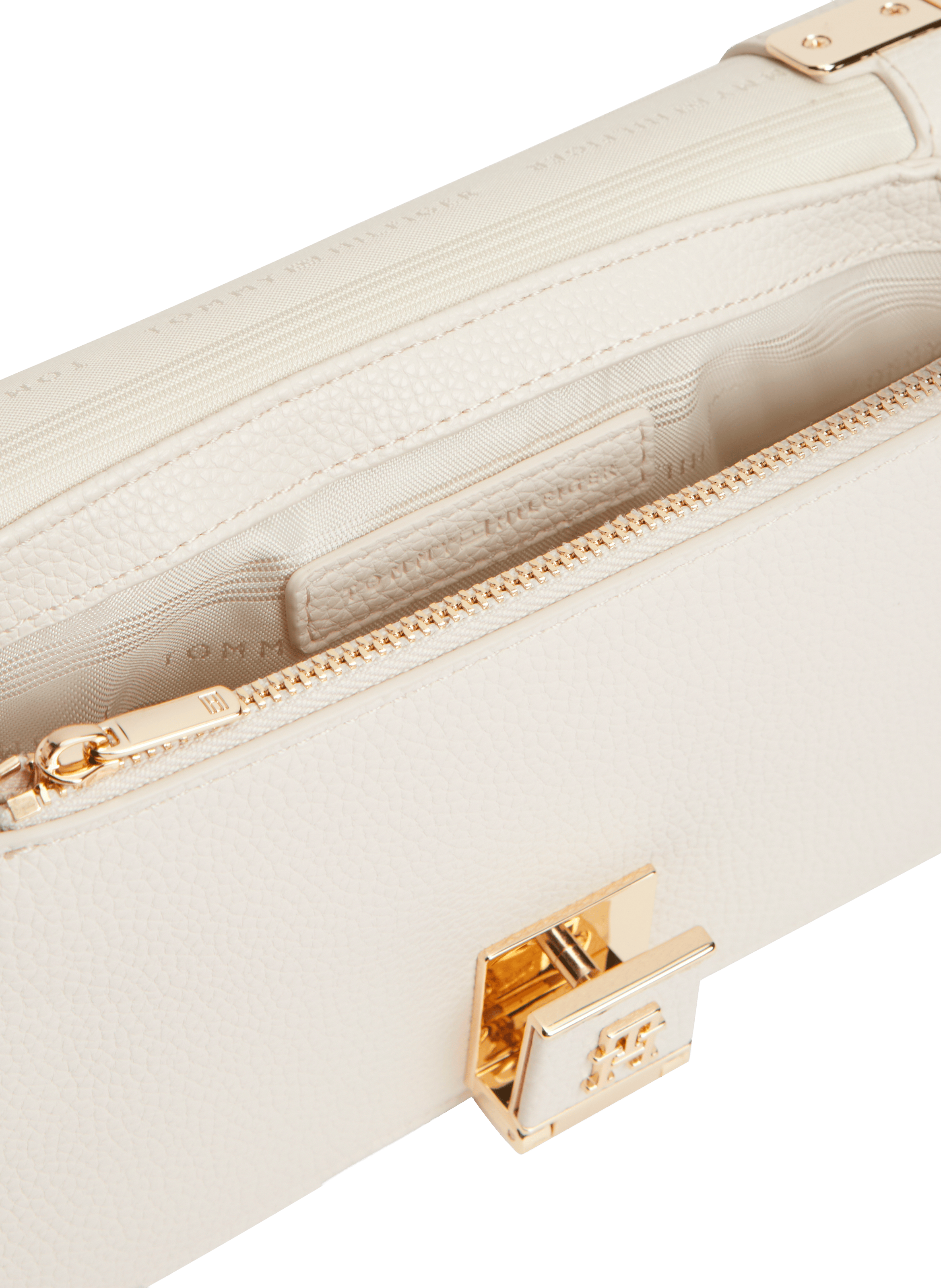 Small smooth crossbody bag TOMMY HILFIGER Beige