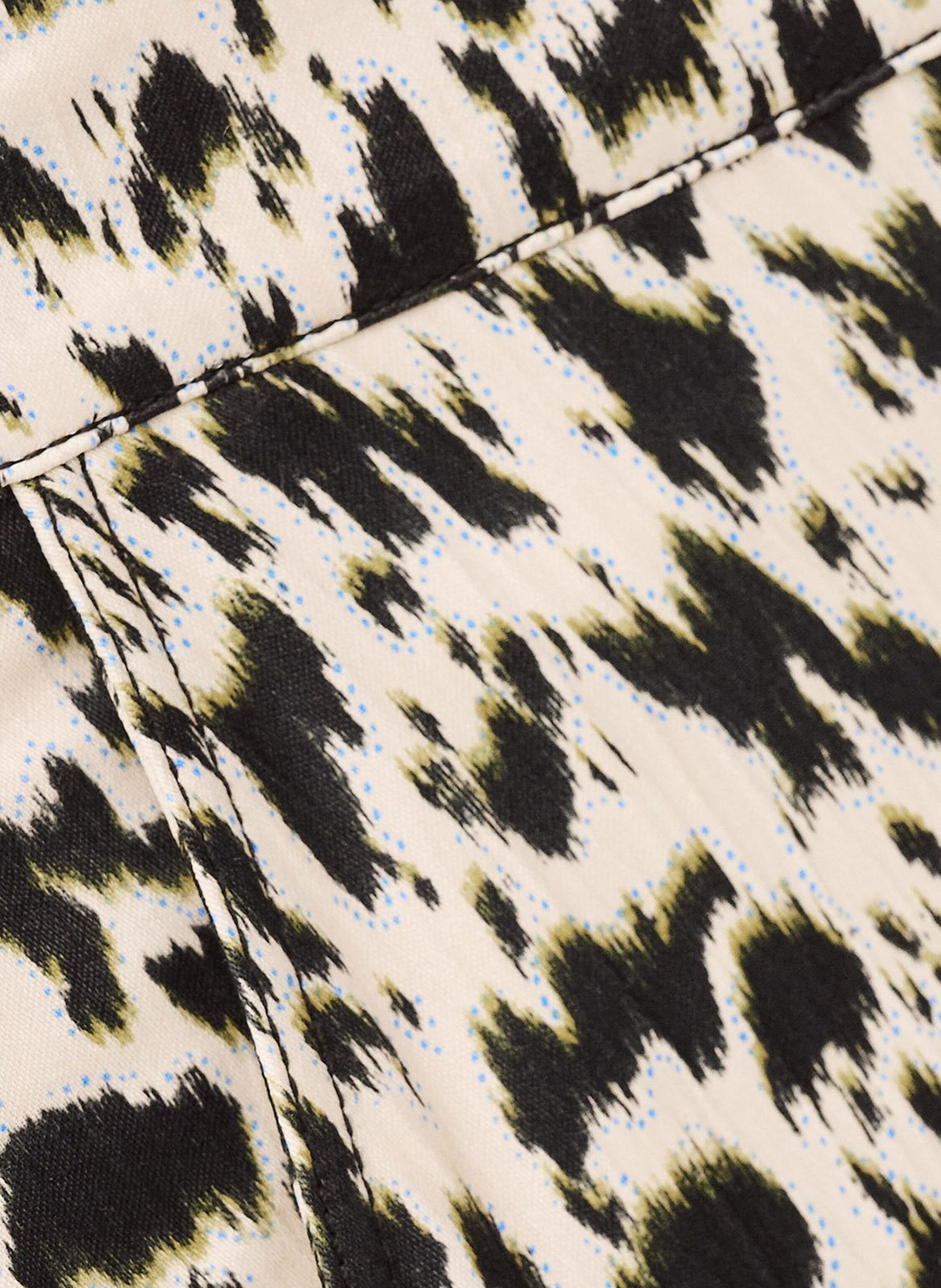 Pantalon large fluide imprimé plyde BA&SH Beige