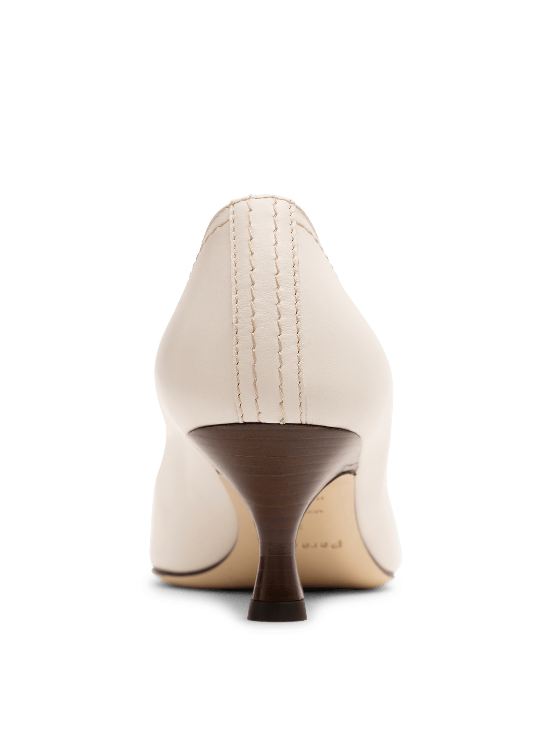 Mocassins moino en veau lisse PARALLELE Blanc