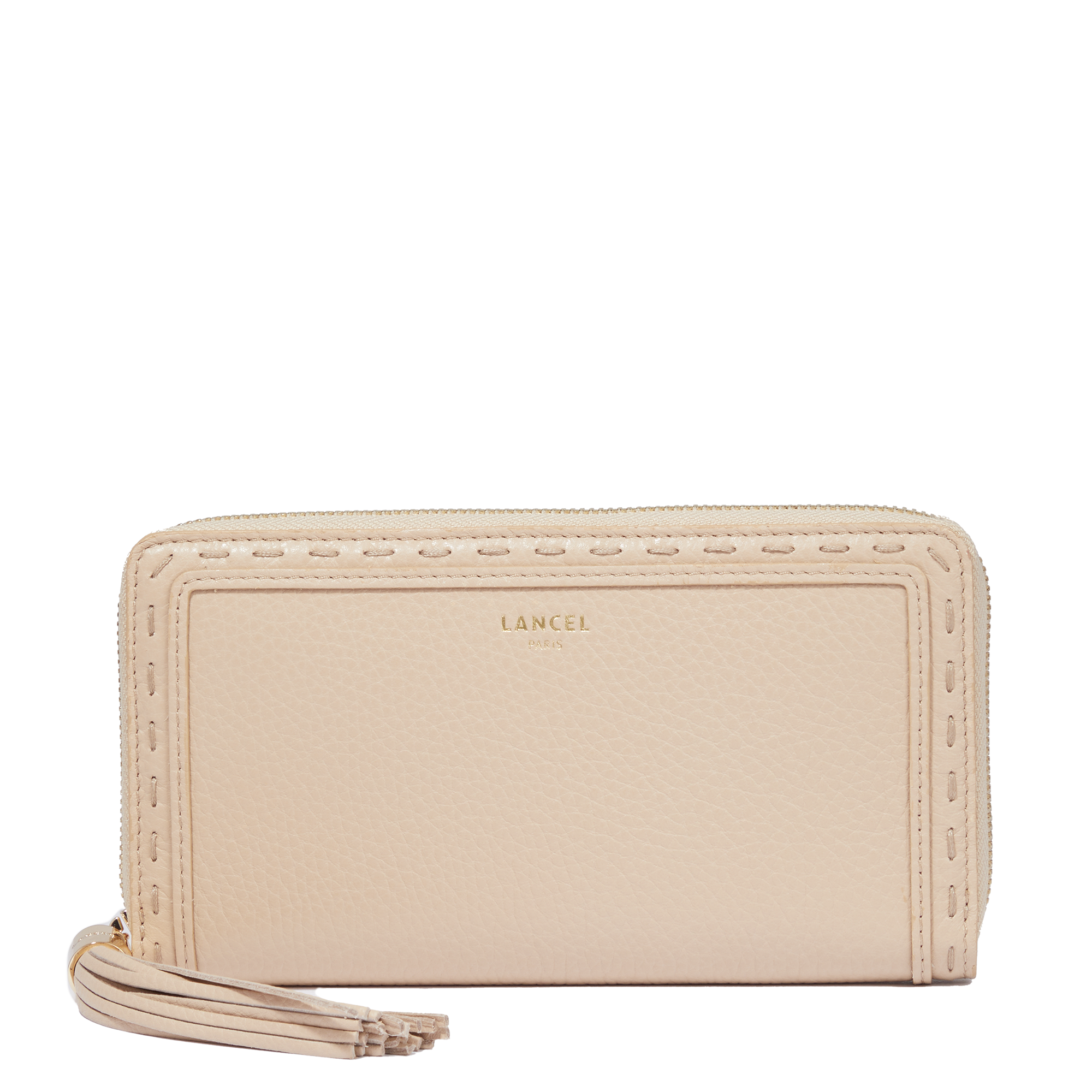 Long zip wallet - Premier Flirt de Lancel  Cappuccino/dore