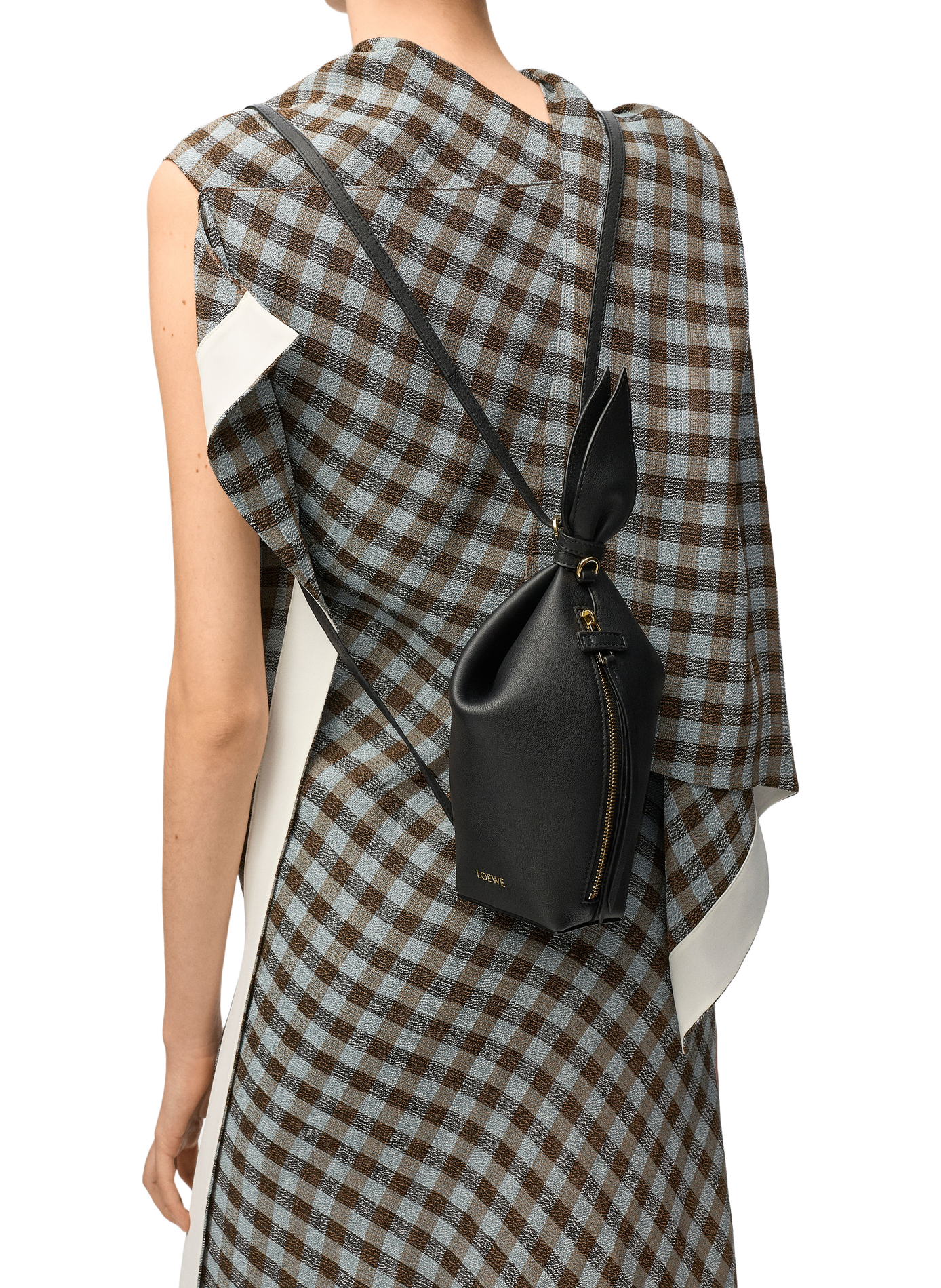 Small Scarf leather backpack LOEWE Black