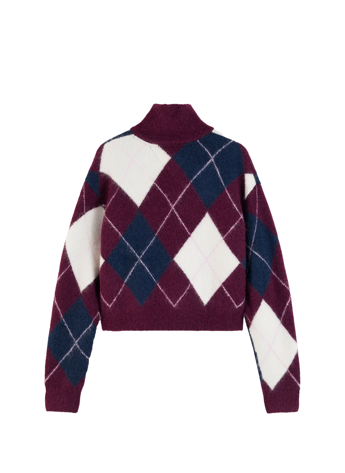 Gerader Pullover mit Muster aus Wollmischung TOMMY HILFIGER Rot