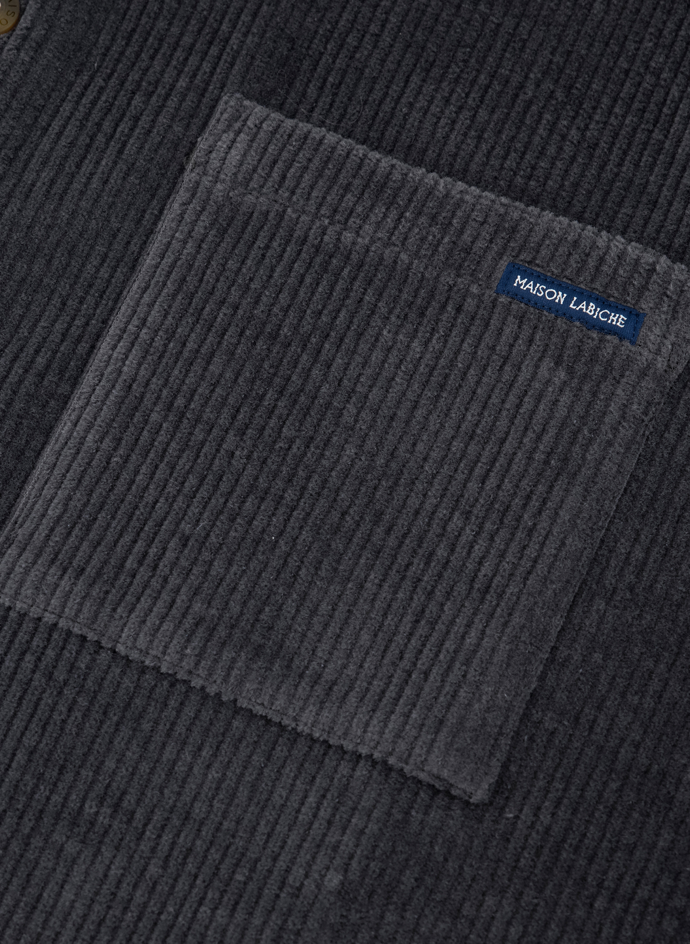 Straight classic collar shirt in blended cotton MAISON LABICHE Blue
