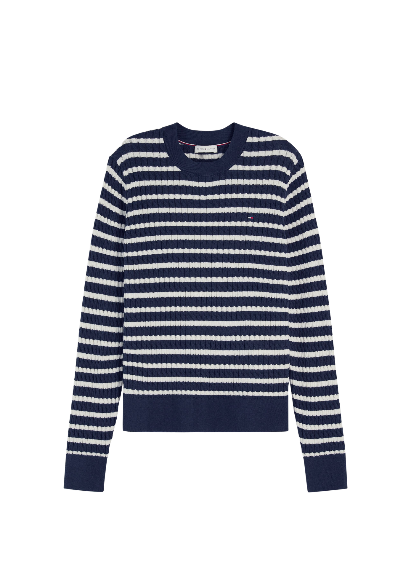 Cable-knit cotton Jumper TOMMY HILFIGER Multicolour