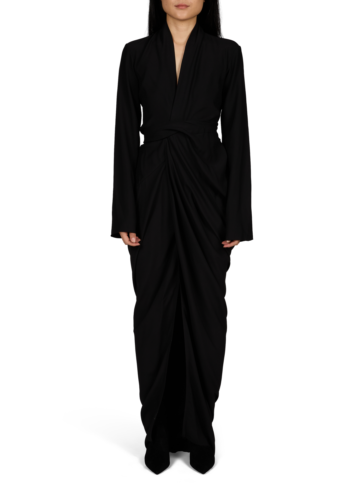 Wickelkleid RICK OWENS Schwarz