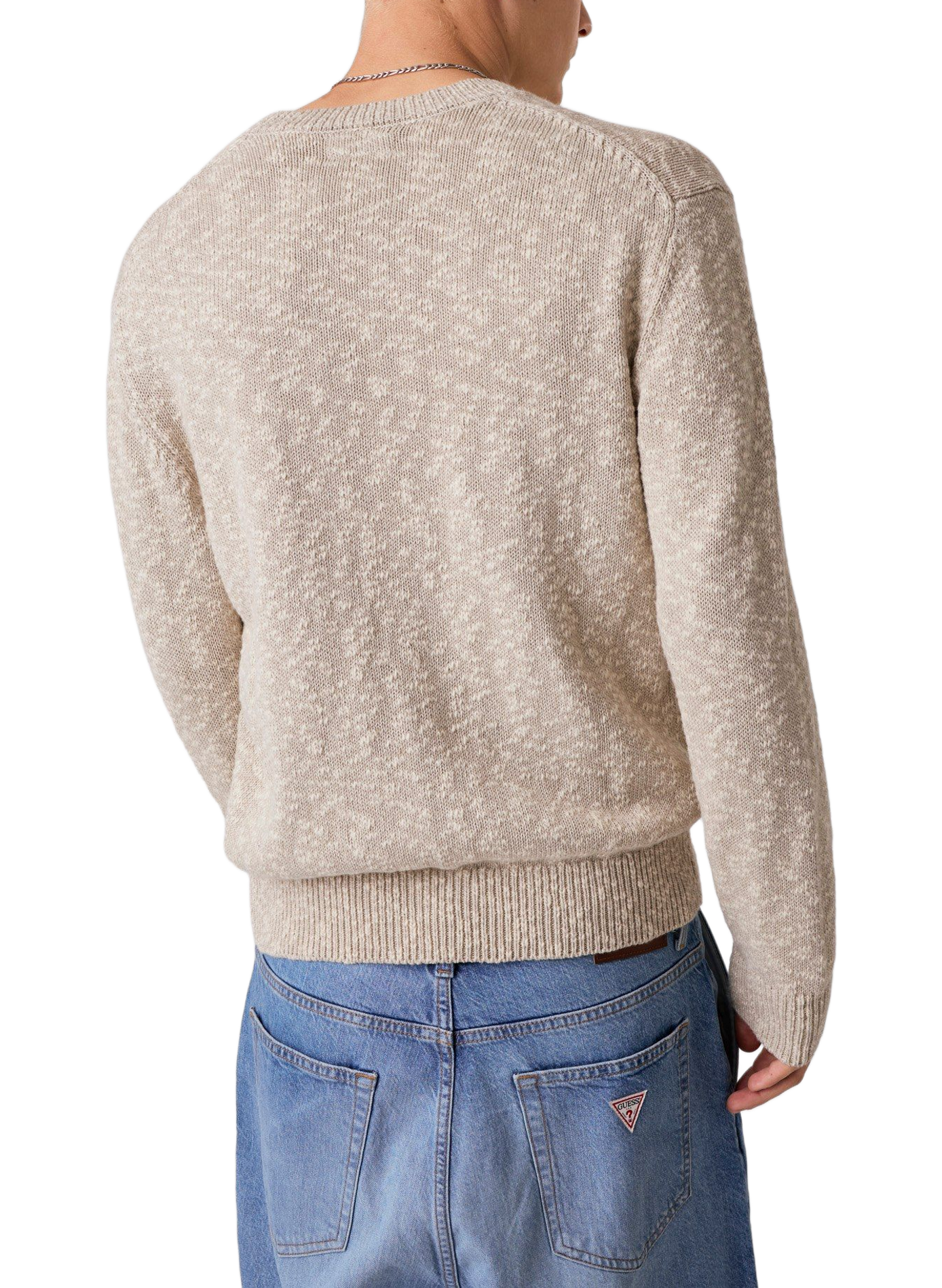 Pull en coton GUESS Gris