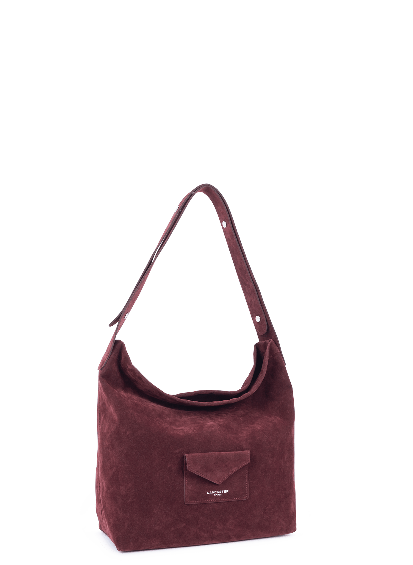 Sac seau - suédine kba LANCASTER Rouge