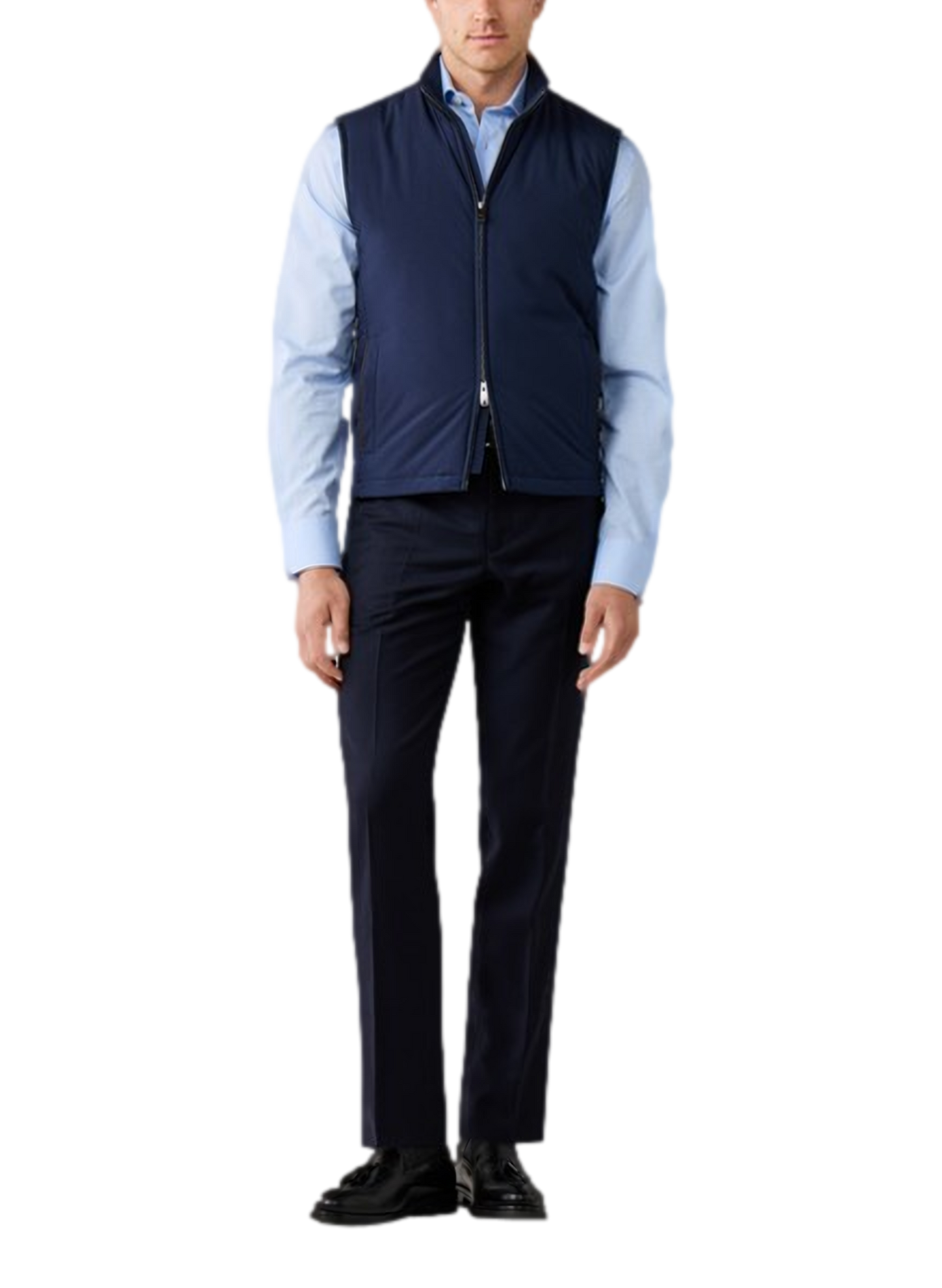 Veste col montant sans manches HACKETT Bleu