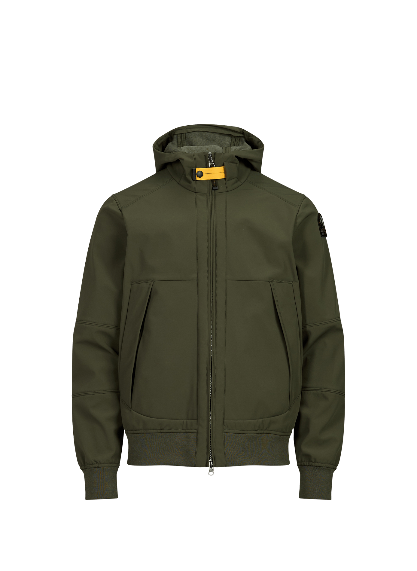 Einfarbige Abner Kapuzenjacke PARAJUMPERS Khaki