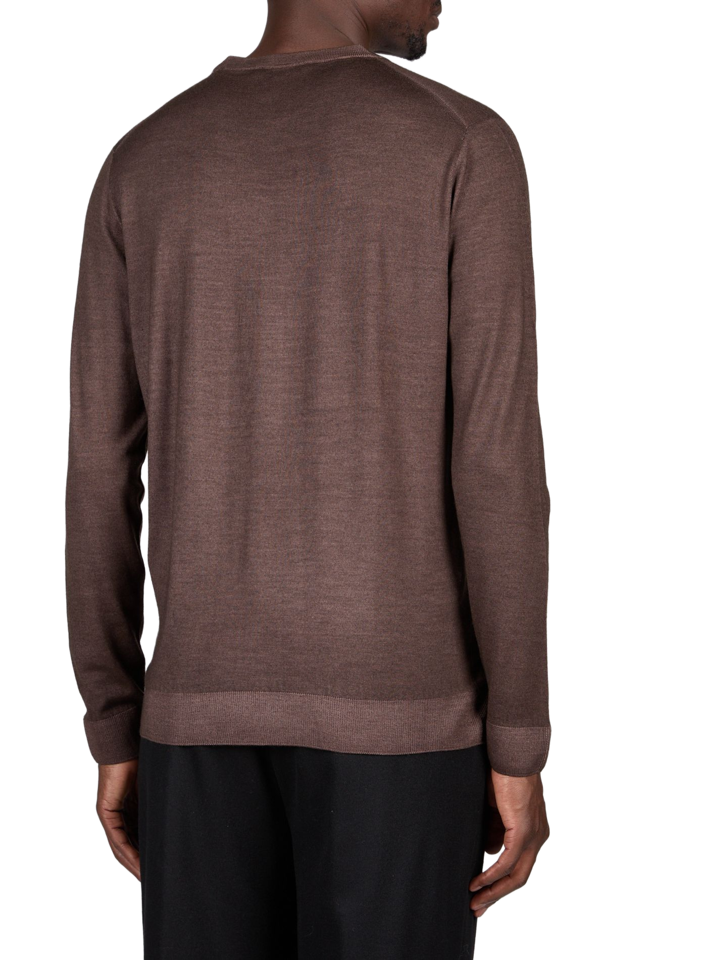 Gerade geschnittener Wollpullover CORNELIANI Braun