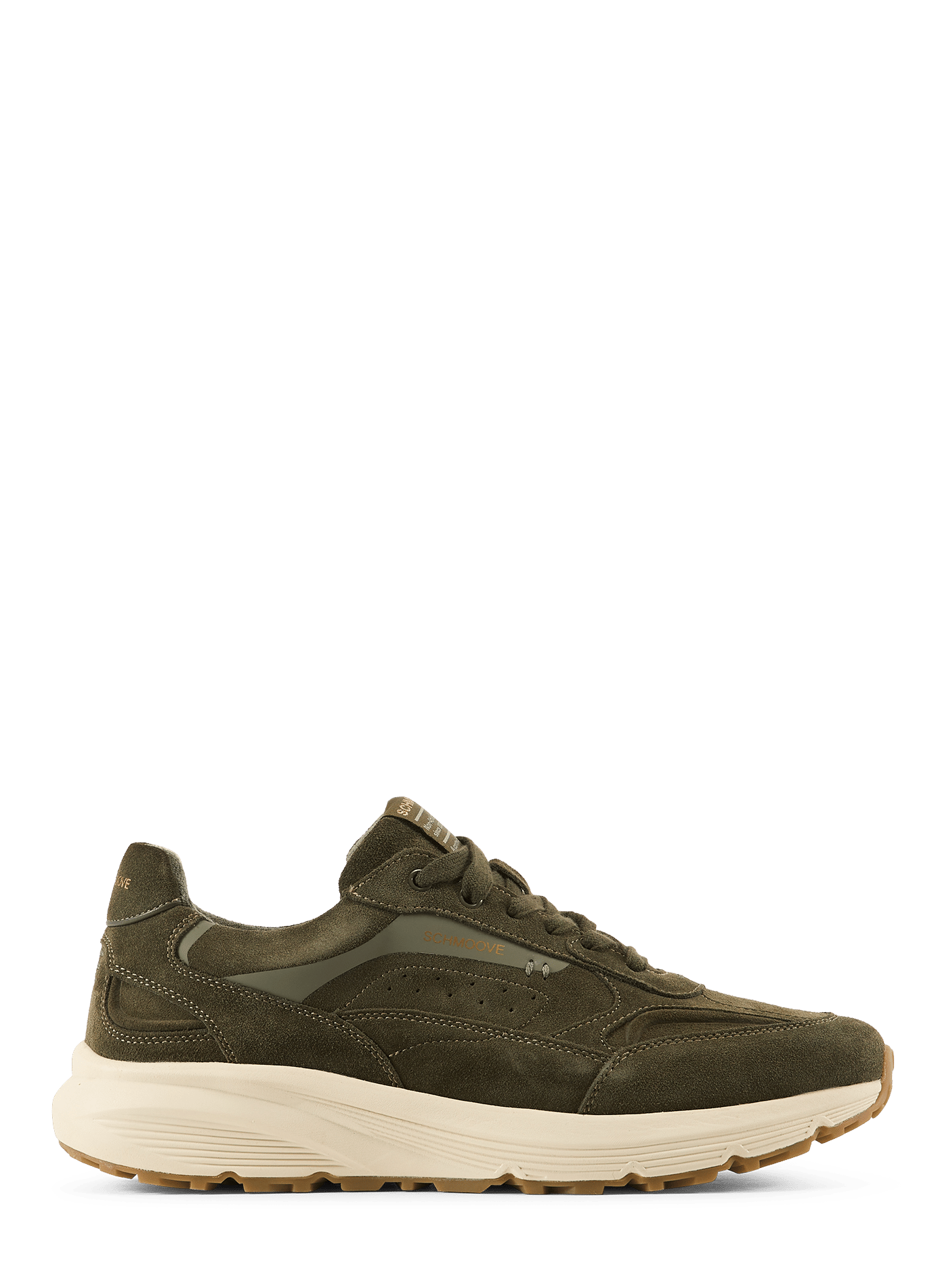 Baskets basses Dusk Runner Stamp en cuir SCHMOOVE Marron