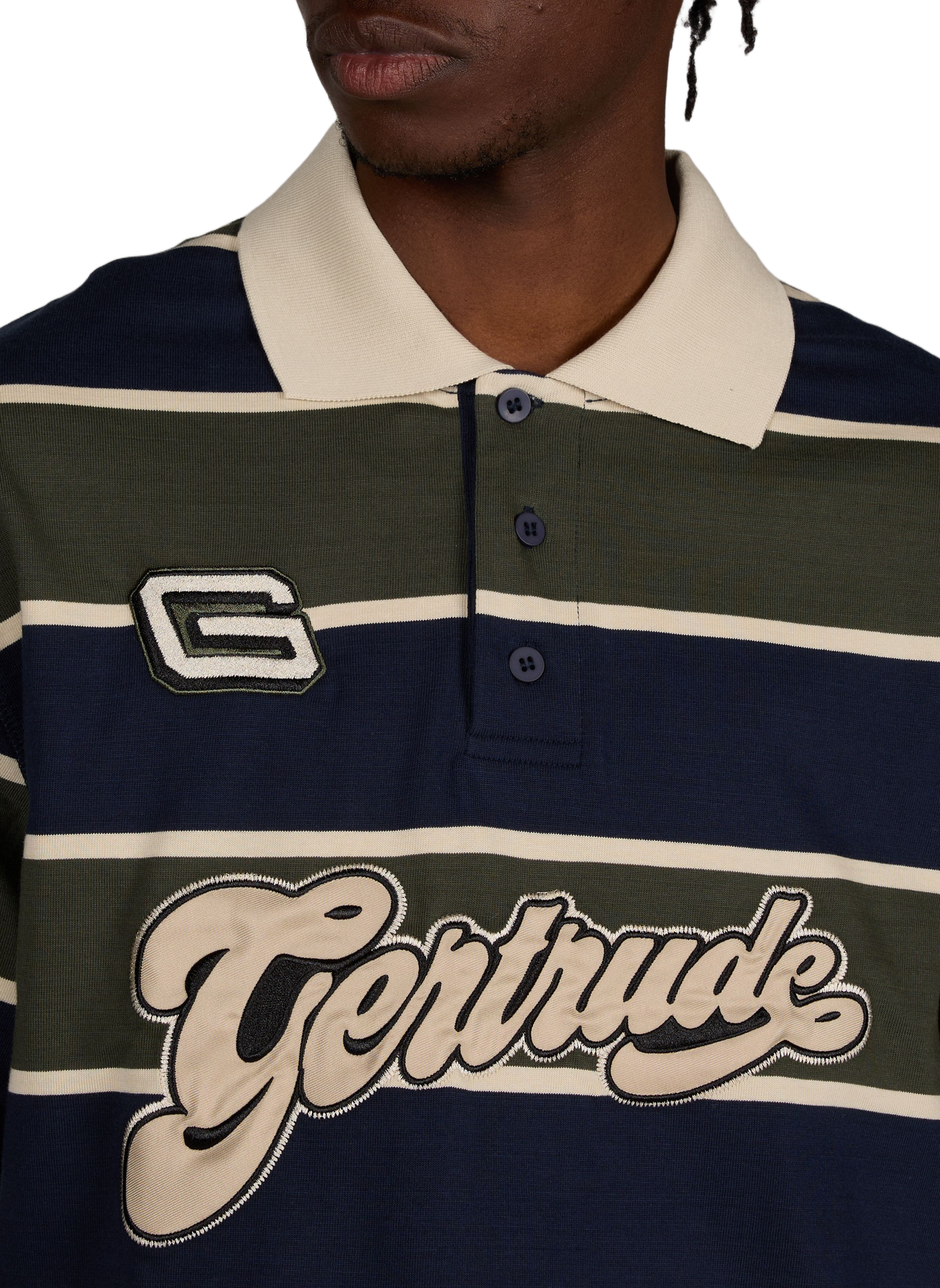 Polo droit en coton GERTRUDE Vert