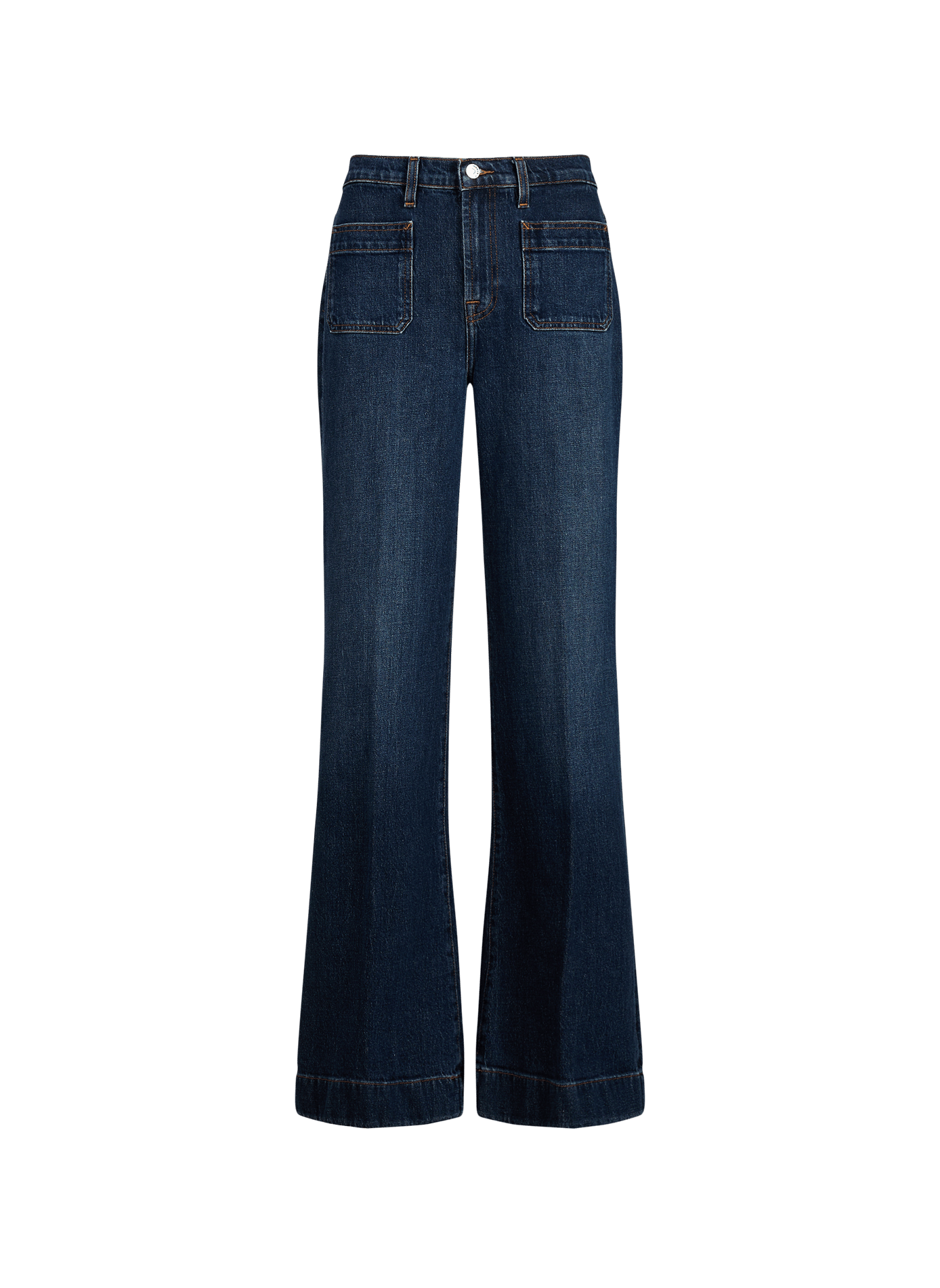 Jean large en coton 7 FOR ALL MANKIND Bleu