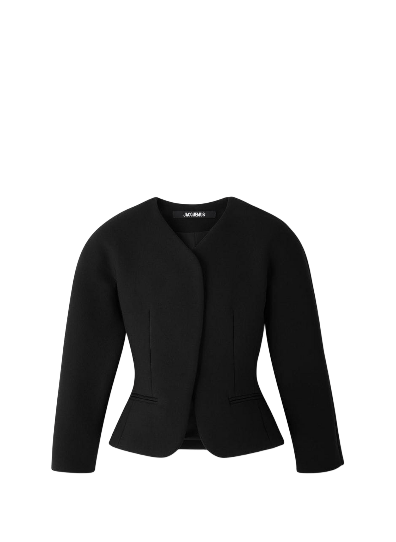 La petite veste Ovalo entallada JACQUEMUS Negro
