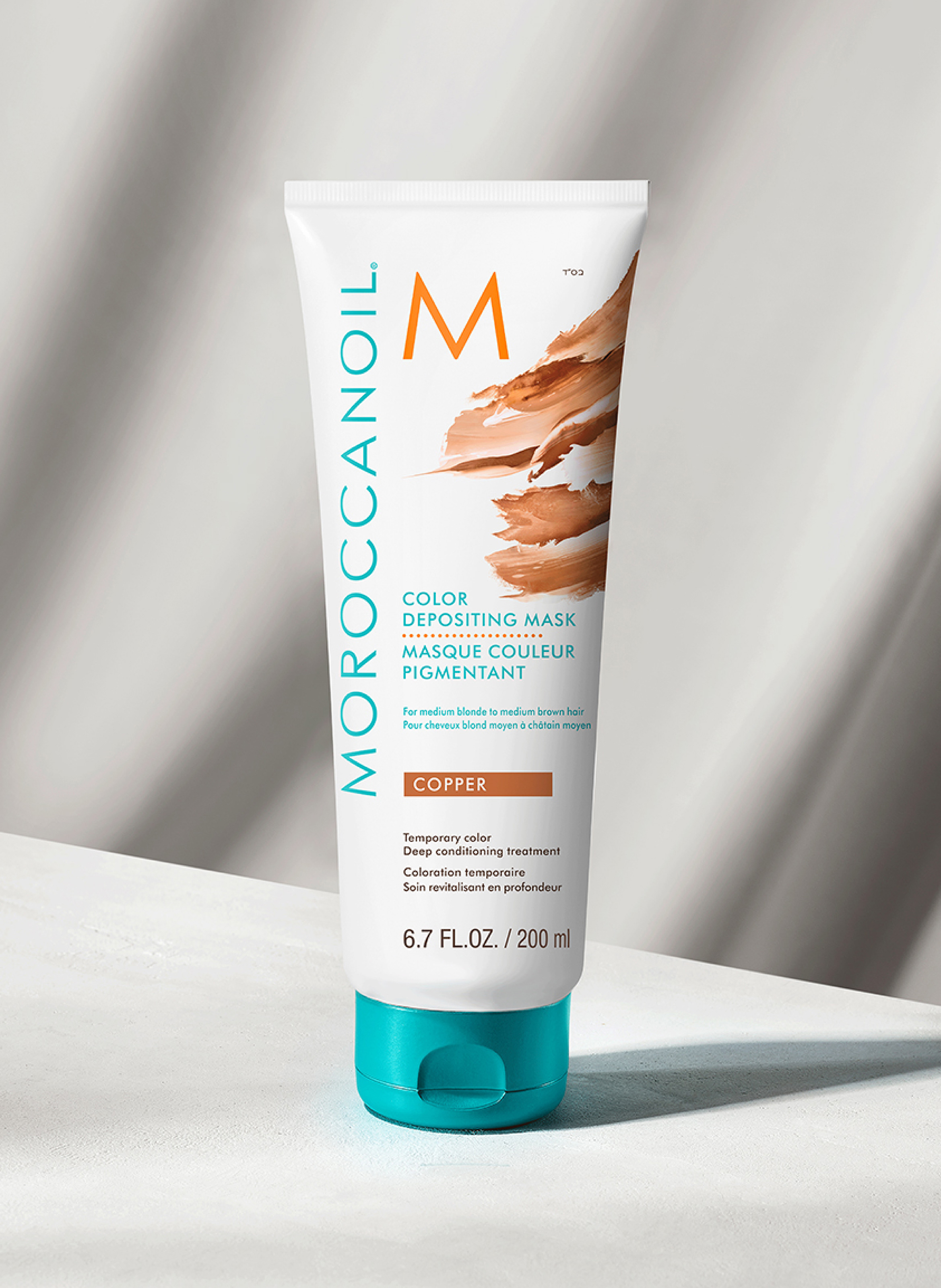 Masque couleur pigment cuivre 200ml MOROCCANOIL No color