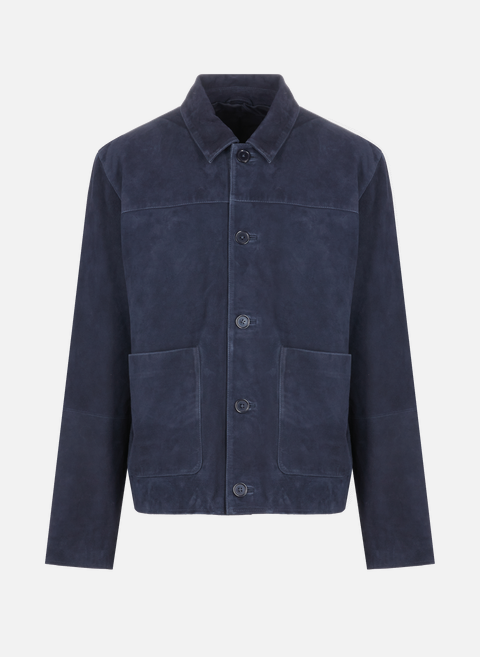Blue suede jacket SEASON 1865 