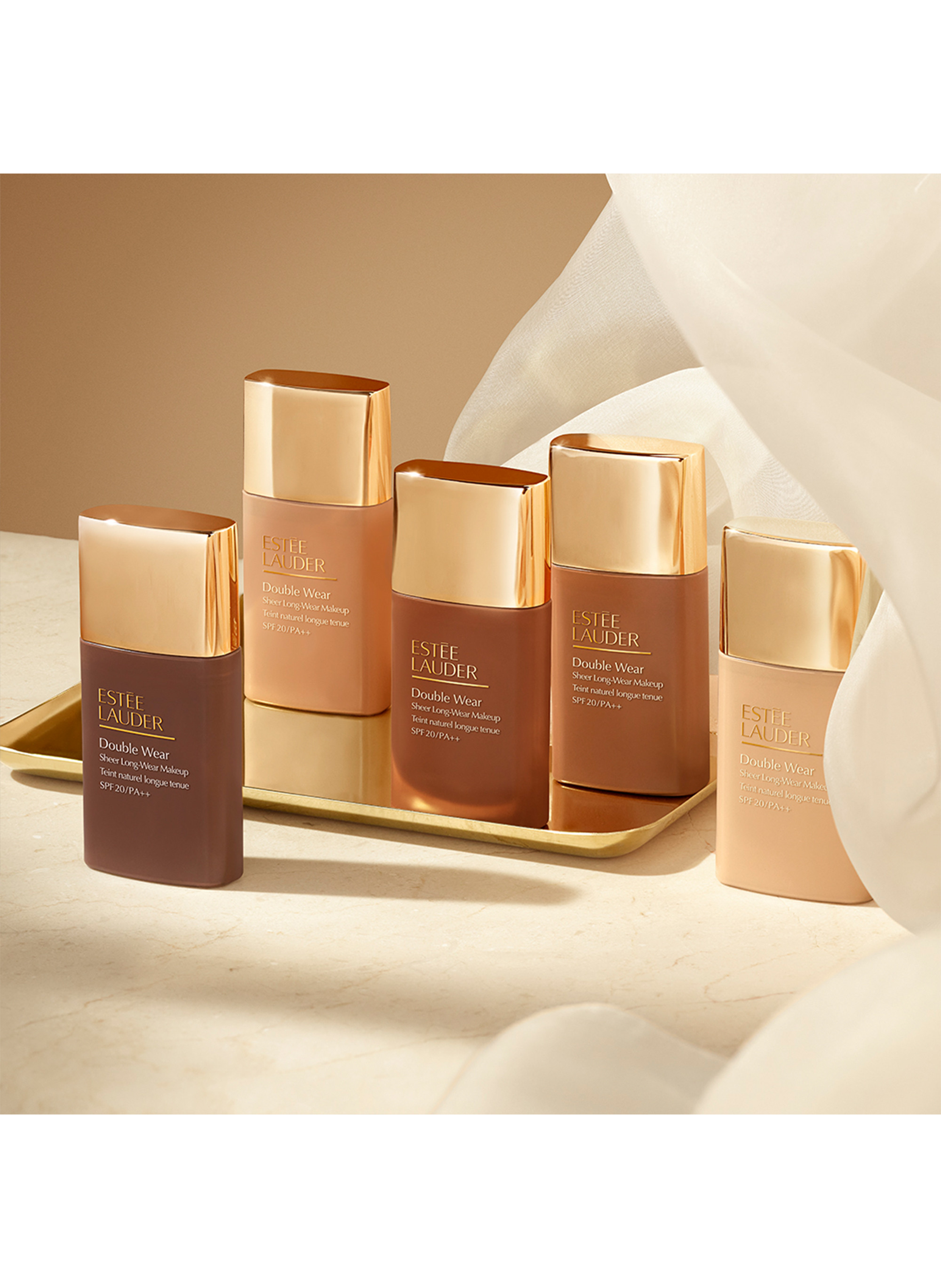 Double Wear - Sheer Matte Long-Wear Makeup ESTÉE LAUDER 1w1 bone