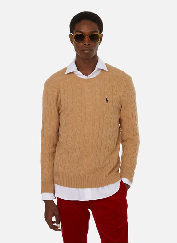 Pull en laine Marron by POLO RALPH LAUREN POLO RALPH LAUREN Pull en laine Marron