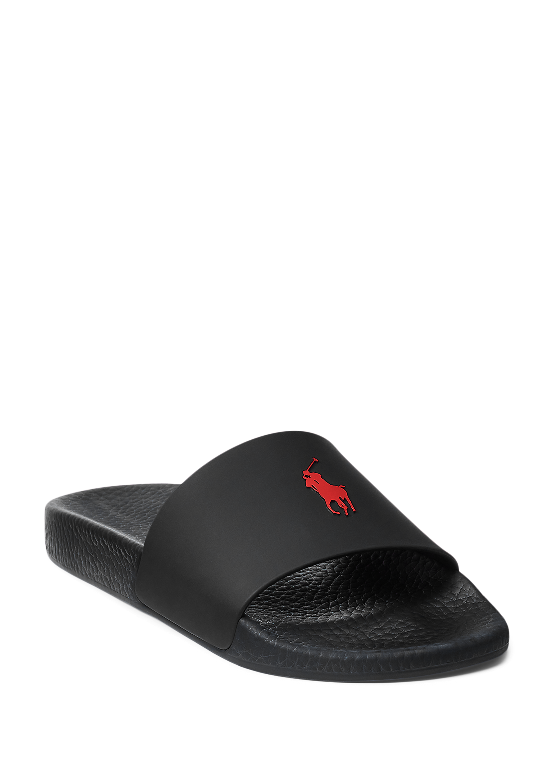 Claquettes logo POLO RALPH LAUREN Noir