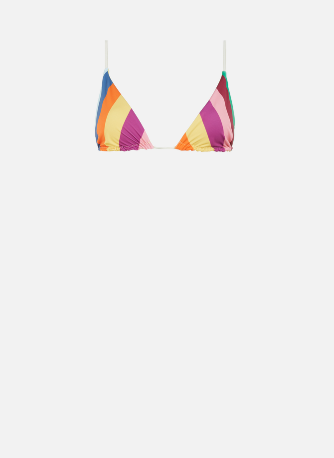 Multicoloured bikini top ALBERTINE