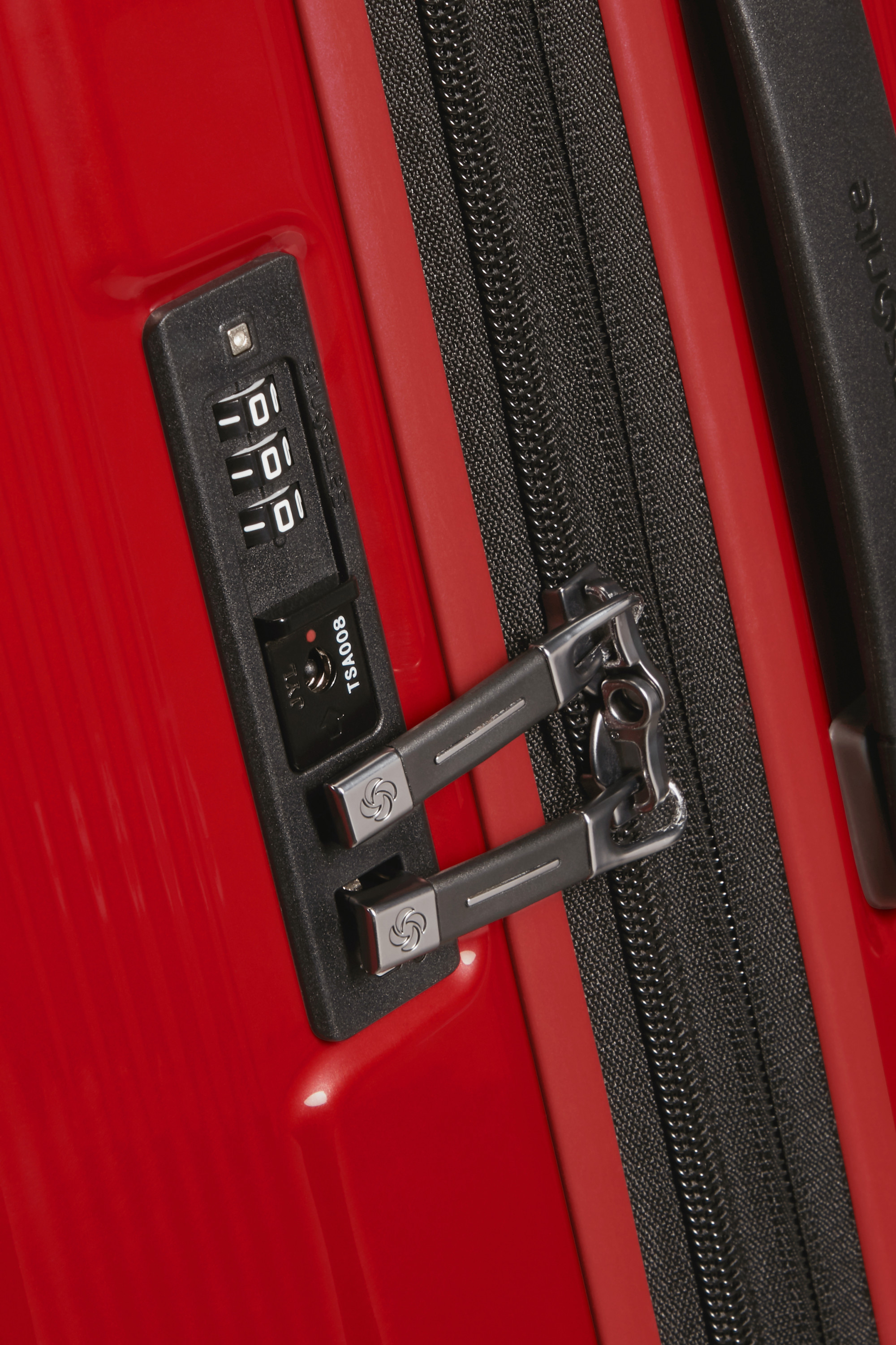 Nuon valise 4 roues taille xl SAMSONITE Rouge