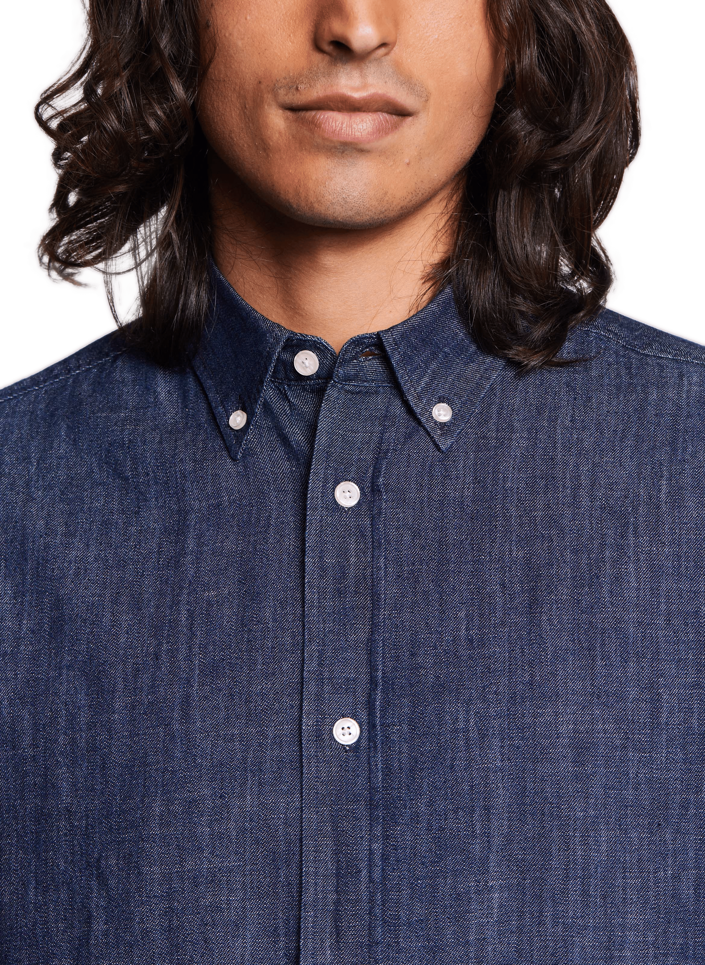 Chemise en jean AU PRINTEMPS PARIS Bleu