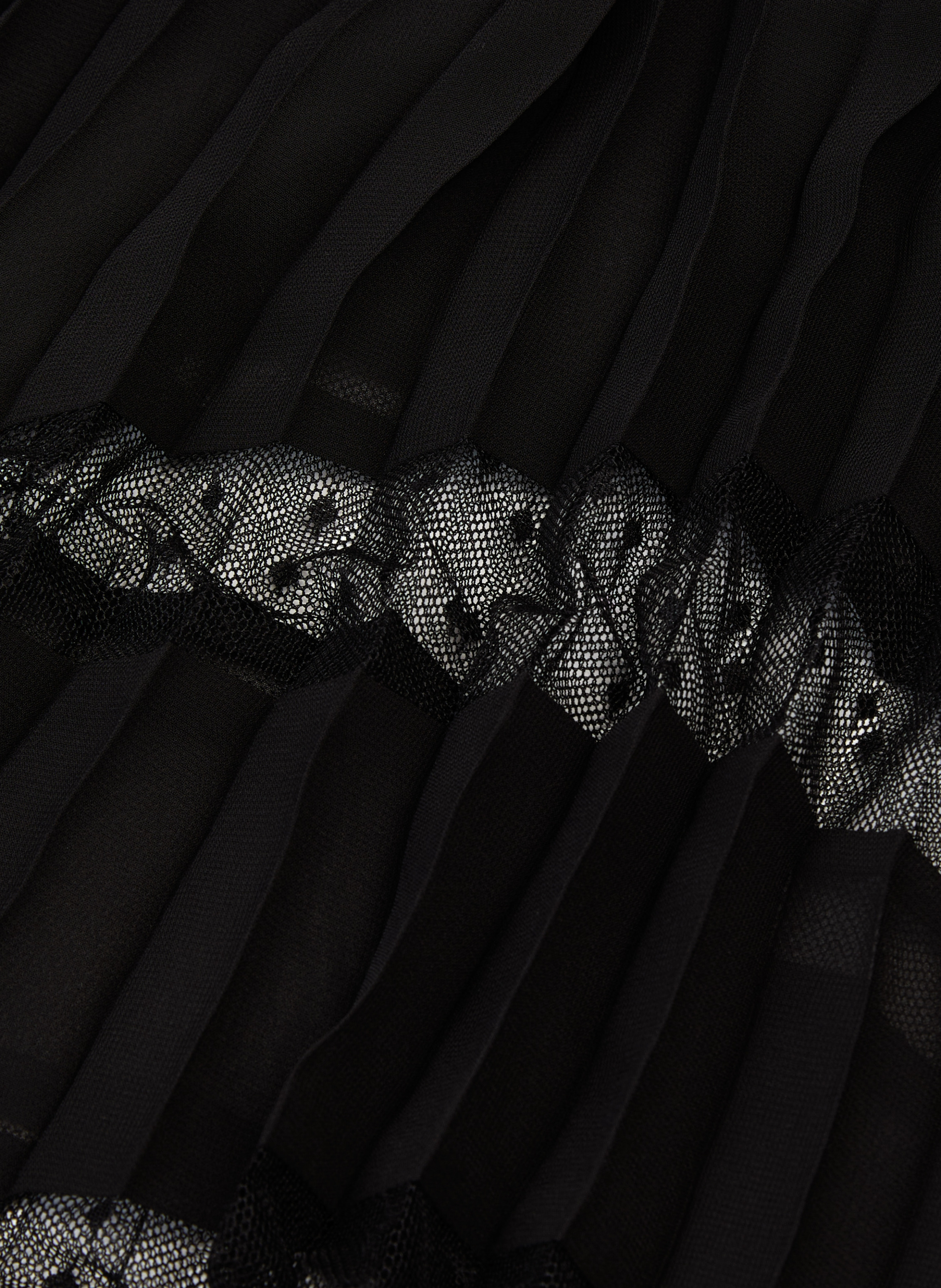 Robe longue plissée taille élastique THE KOOPLES Noir