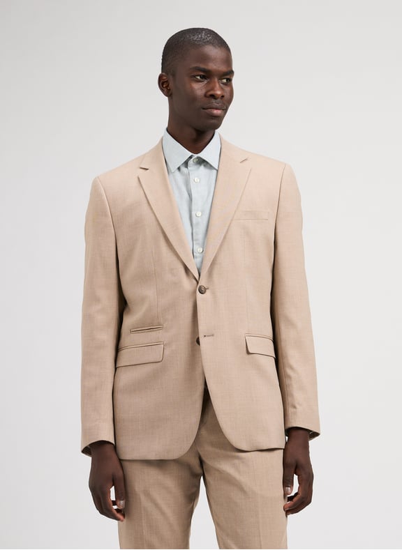 Slim multi-pocket blazer Beige by SELECTED SELECTED Slim multi-pocket blazer Beige