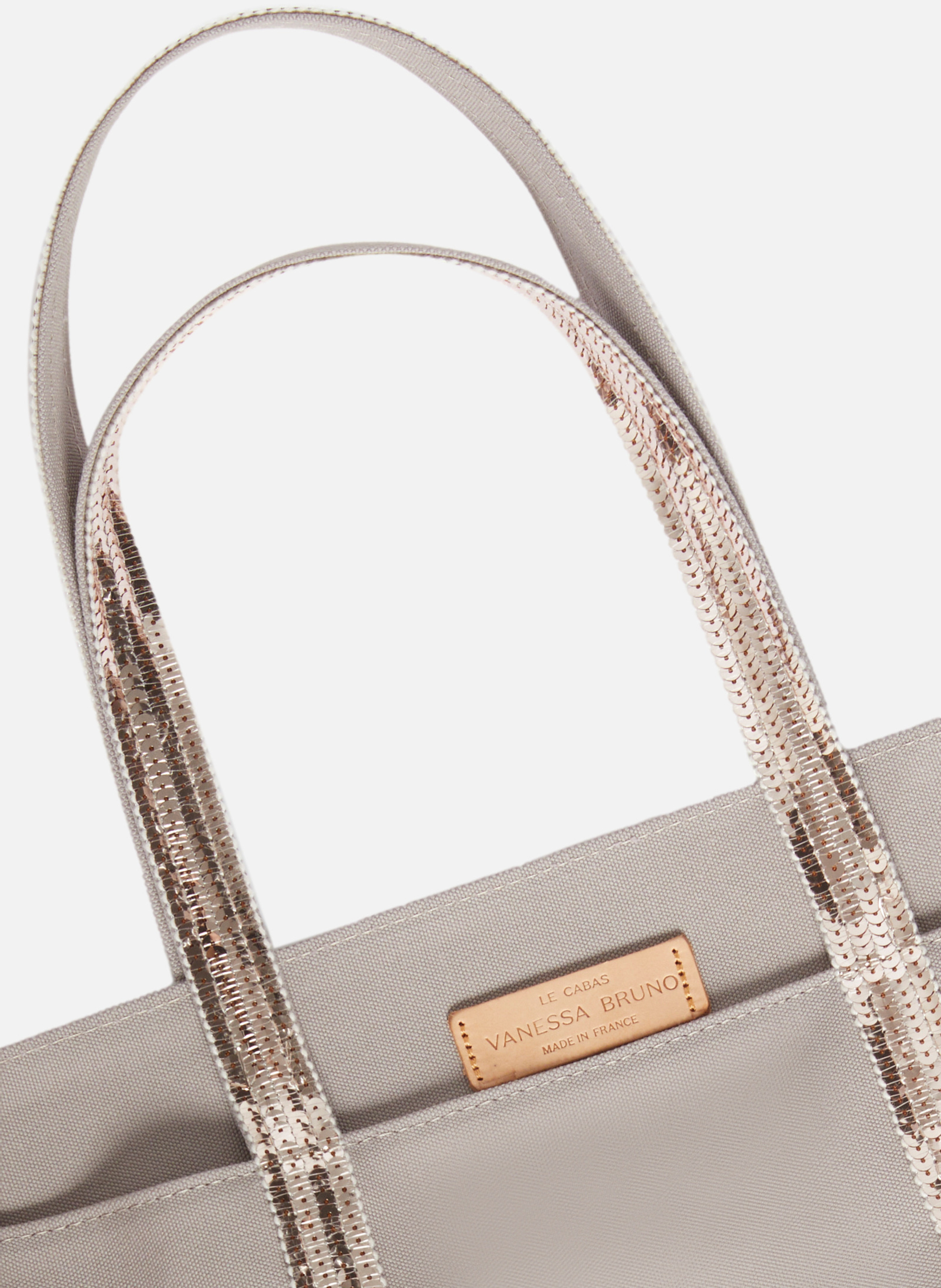 Cabas l zippé en toile VANESSA BRUNO Rose