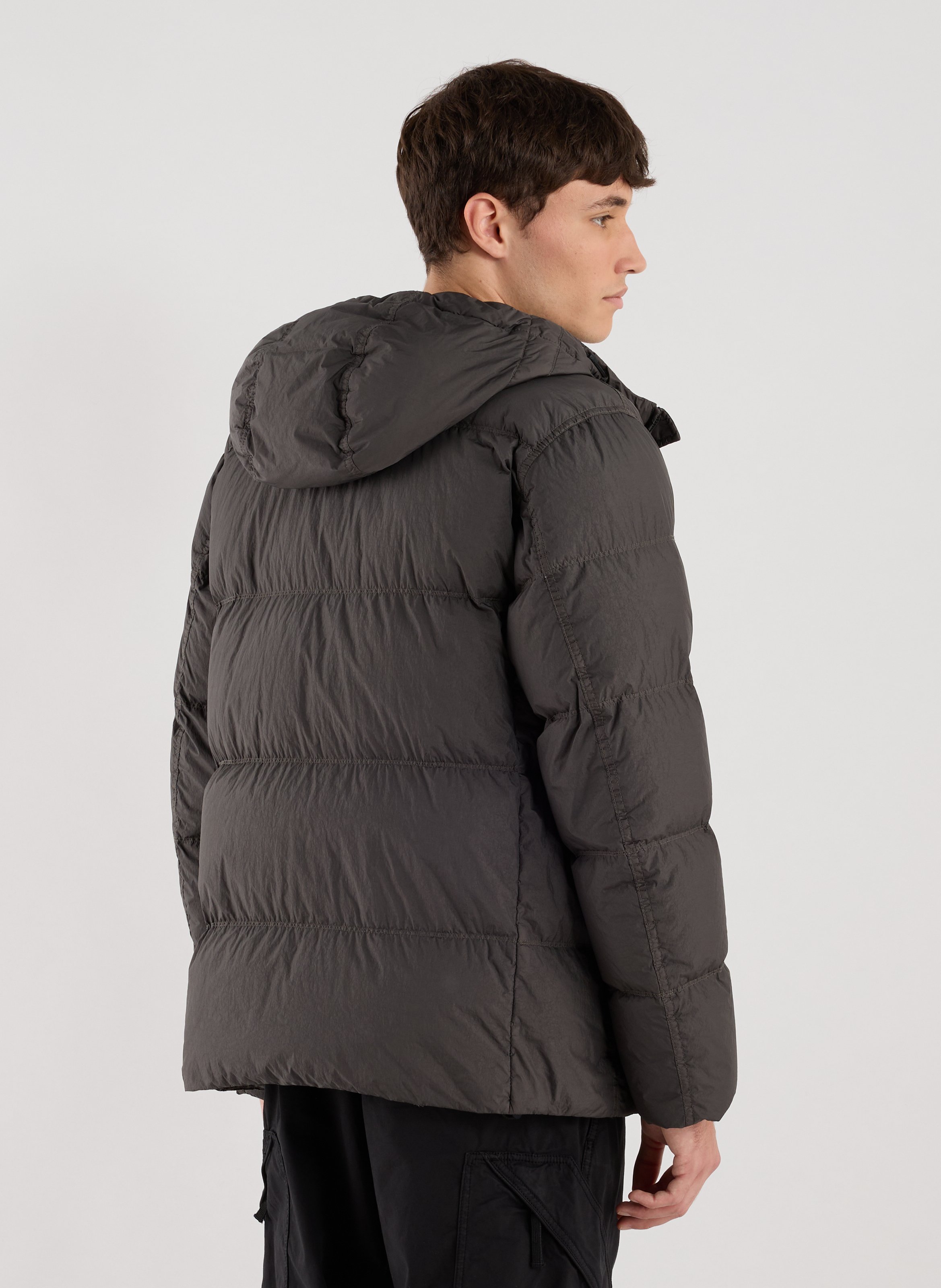 Down jacket  STONE ISLAND Grey
