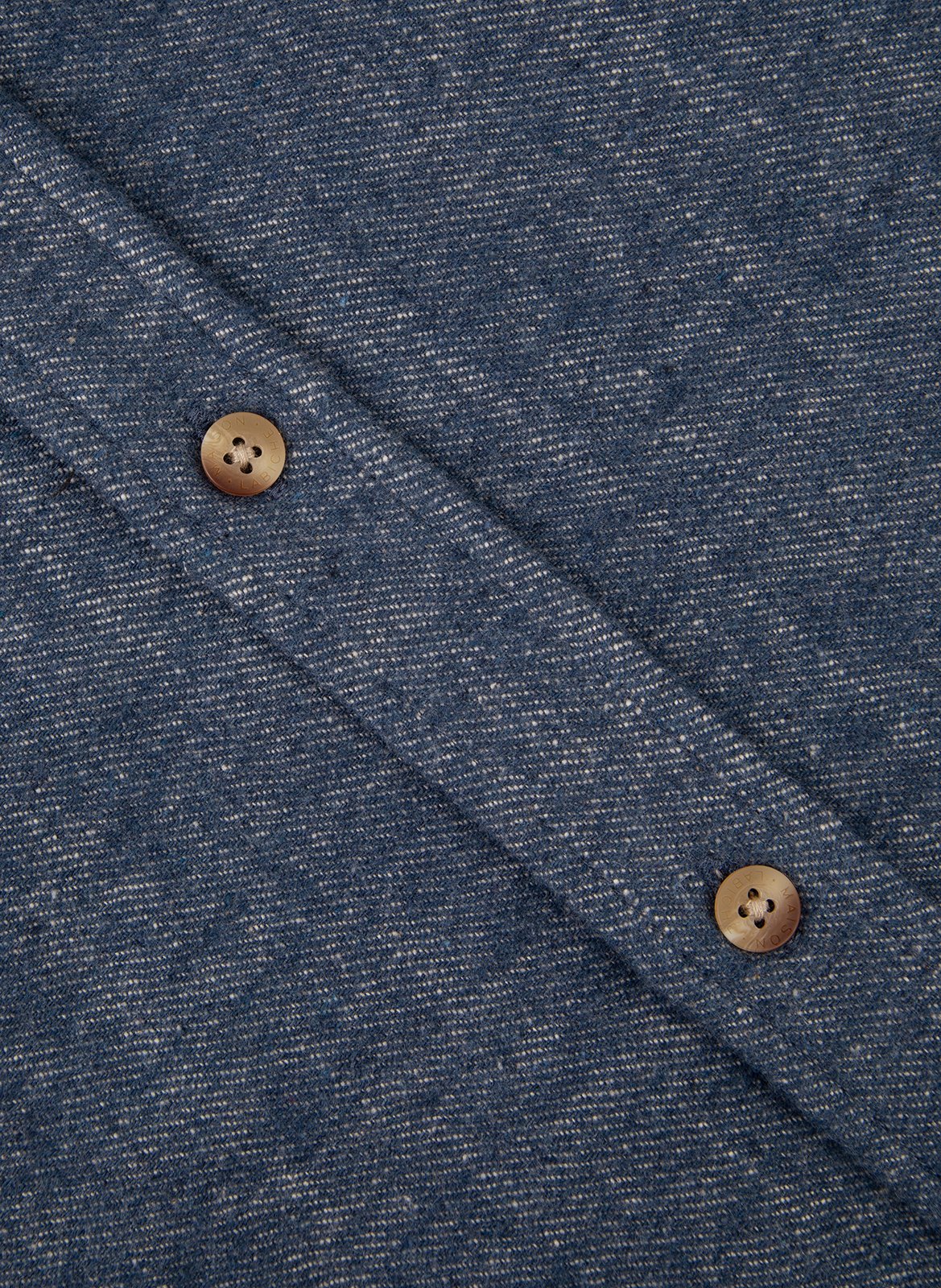 Chemise Bonne Graine denim en coton mélangé MAISON LABICHE Bleu