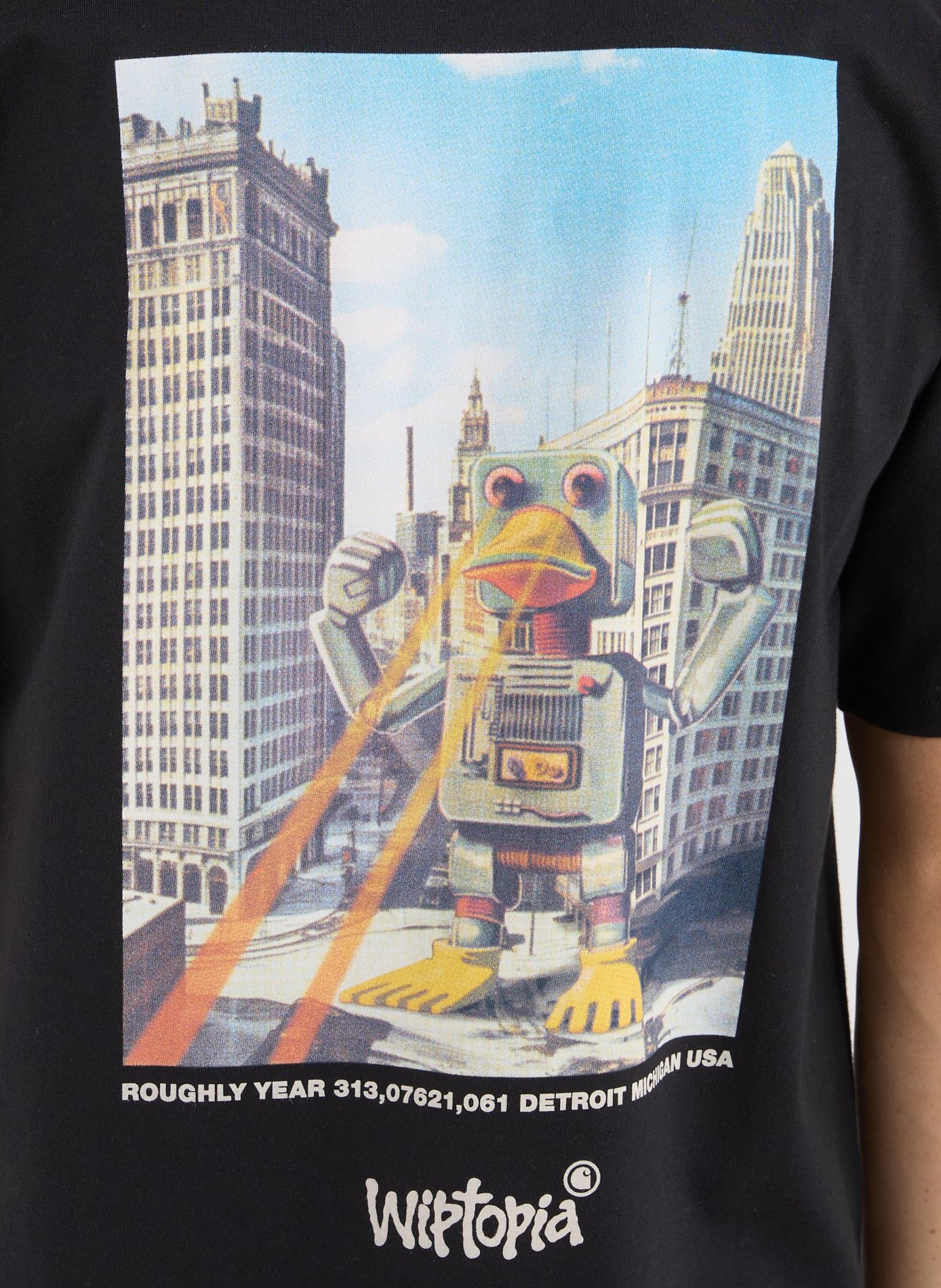 T-shirt en coton Noir