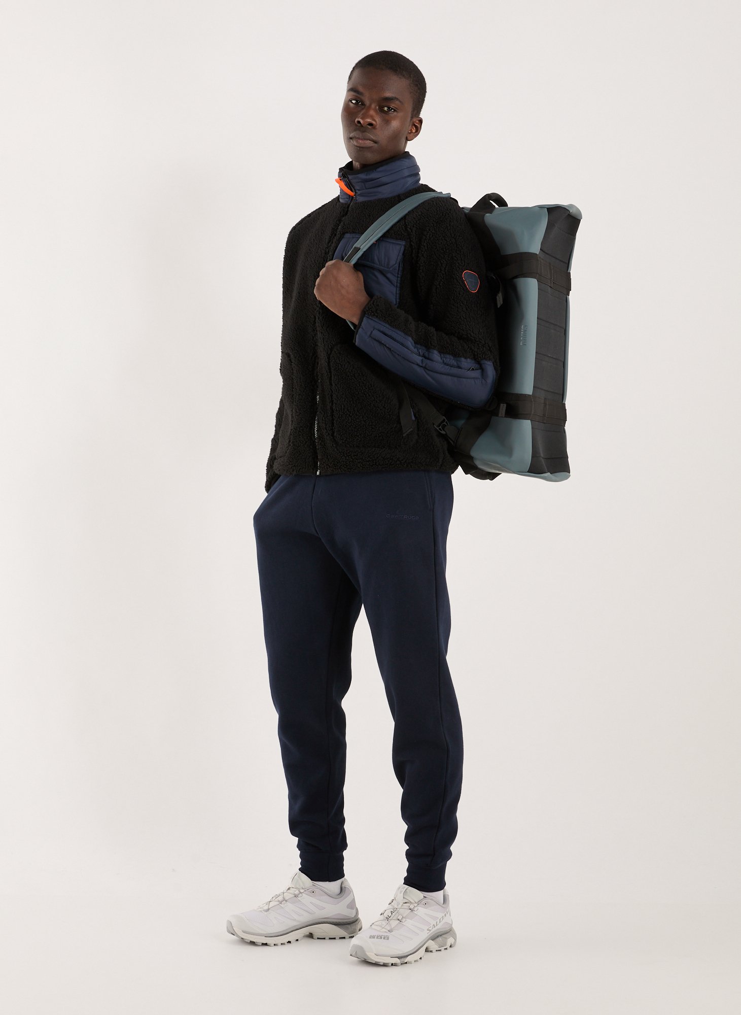 Sac week end Duffel small RAINS Bleu