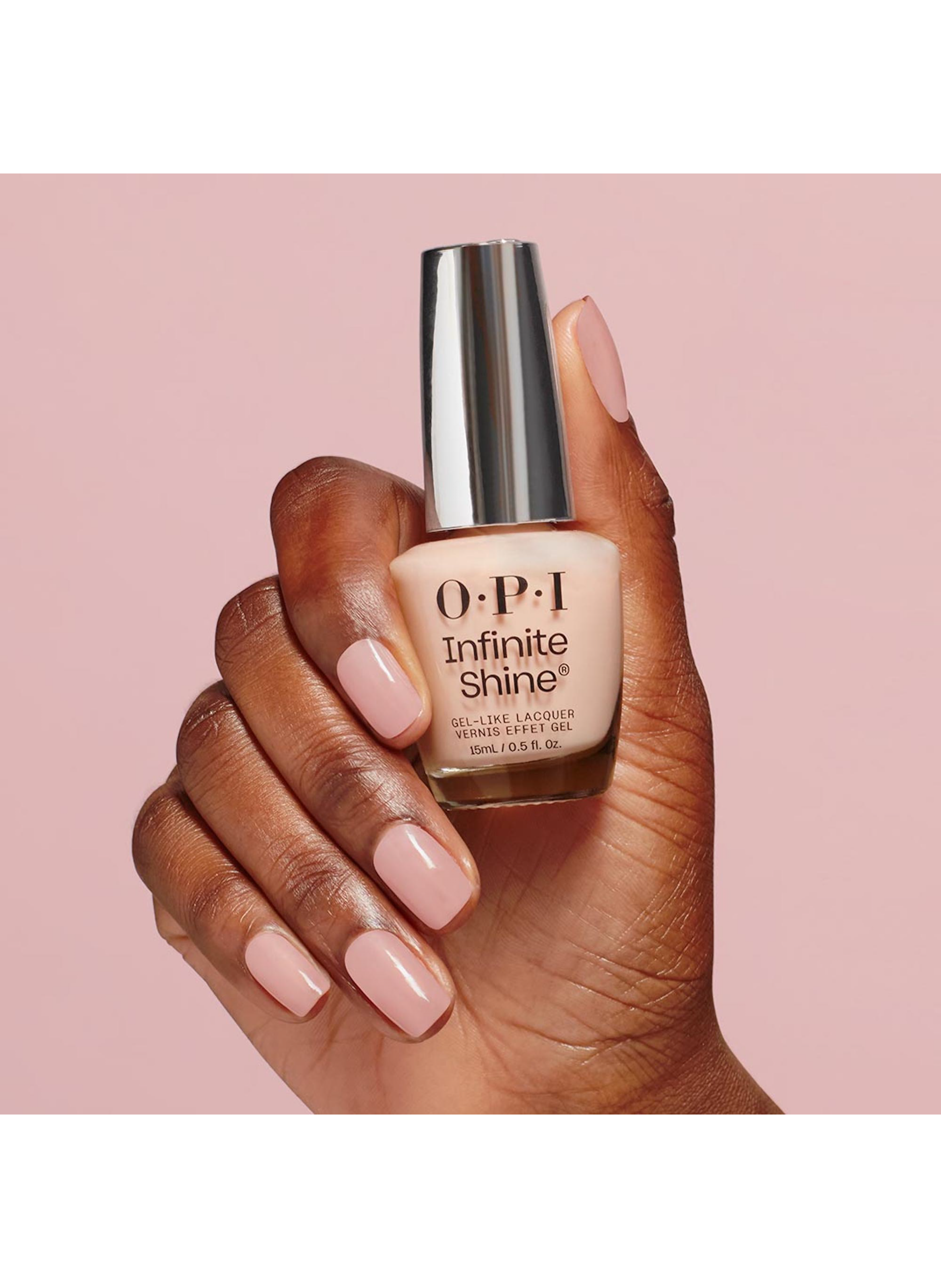 Keep Calm & Carry On
Infinite Shine
Long-lasting gel effect nail polish OPI Rose