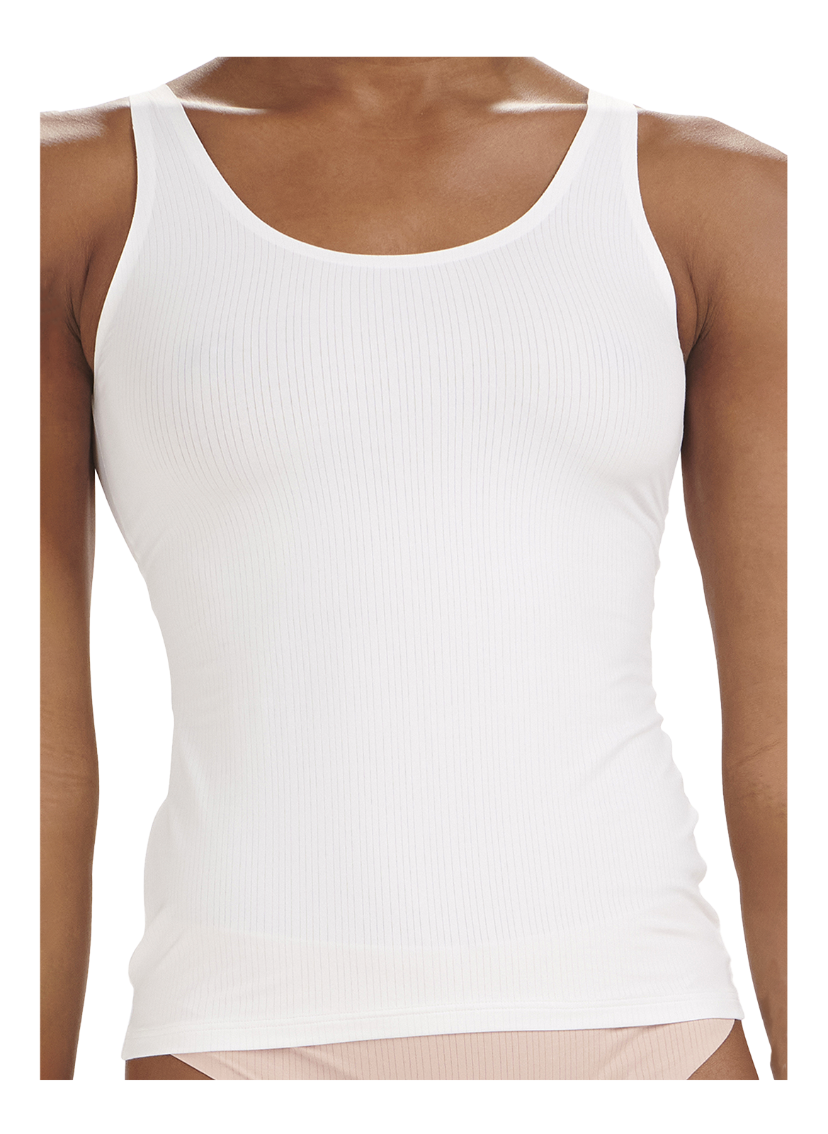 WOLFORD Débardeur à col rond Beige