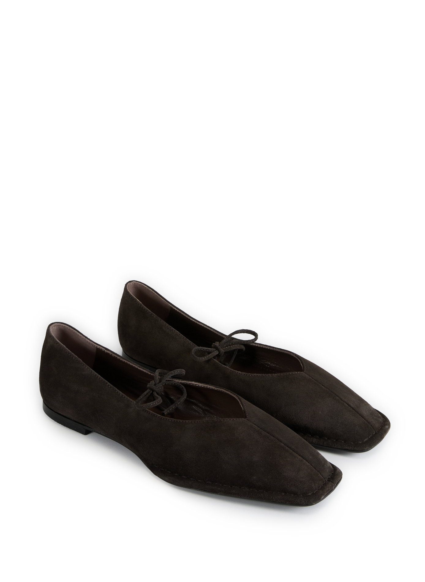 Ballerines en cuir suédé ALOHAS Marron