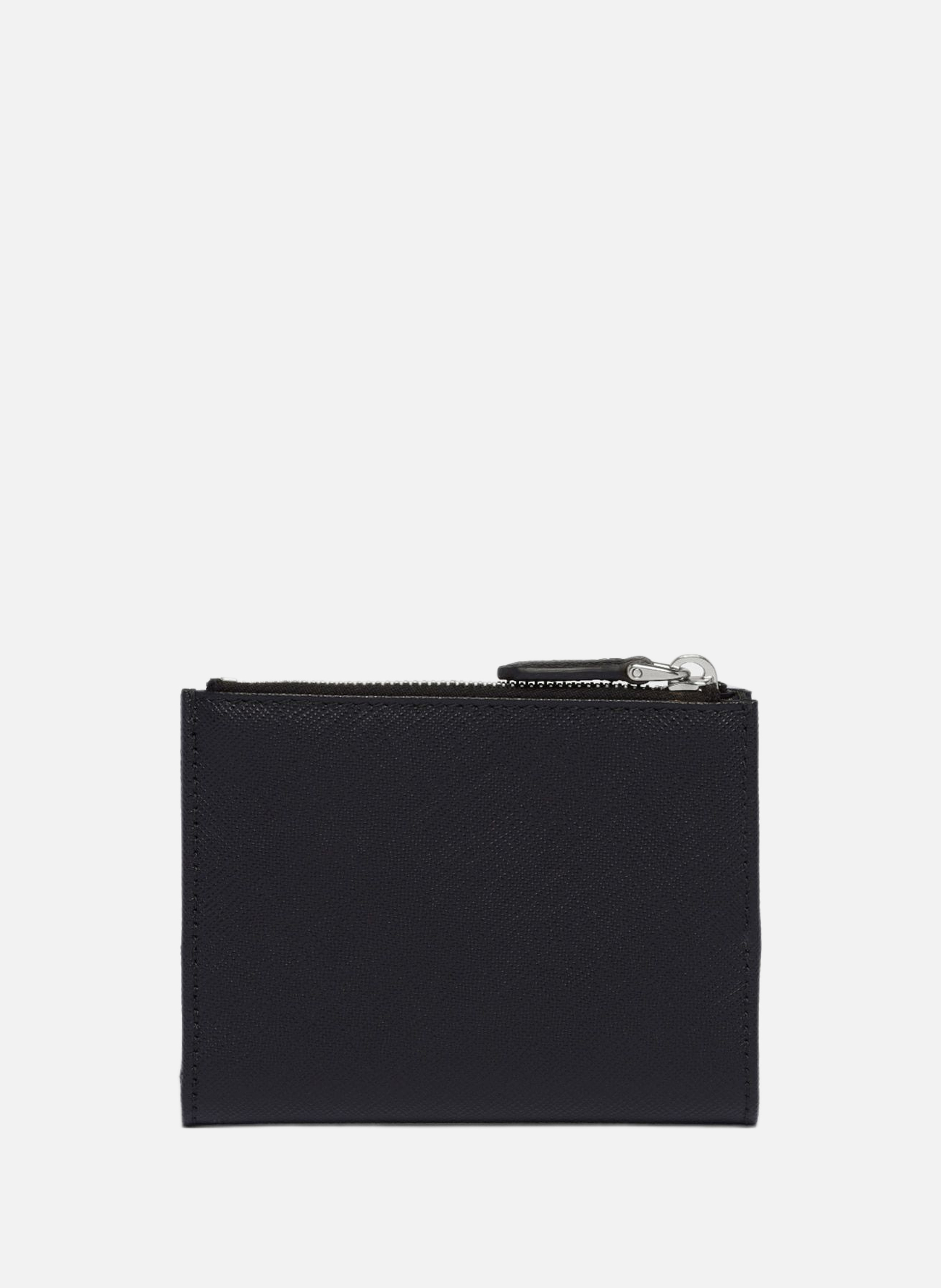 Petit portefeuille en cuir saffiano PRADA Noir