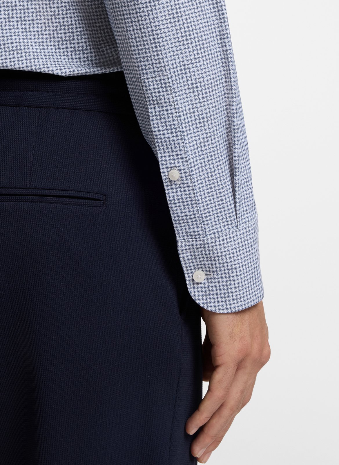 Chemise col classique slim-fit BOSS Bleu