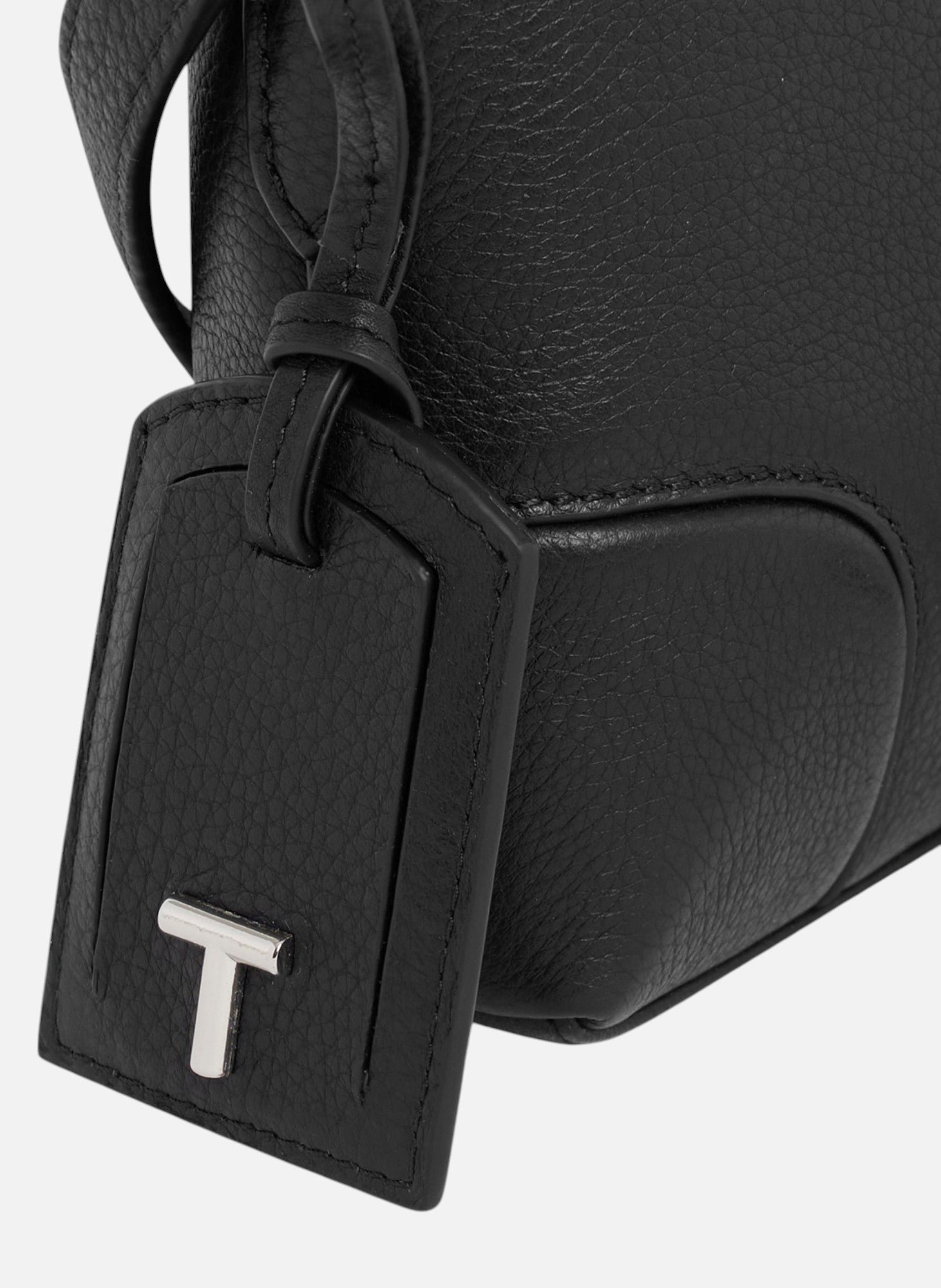 Petit sac bandoulière romy en cuir grainé LE TANNEUR Noir