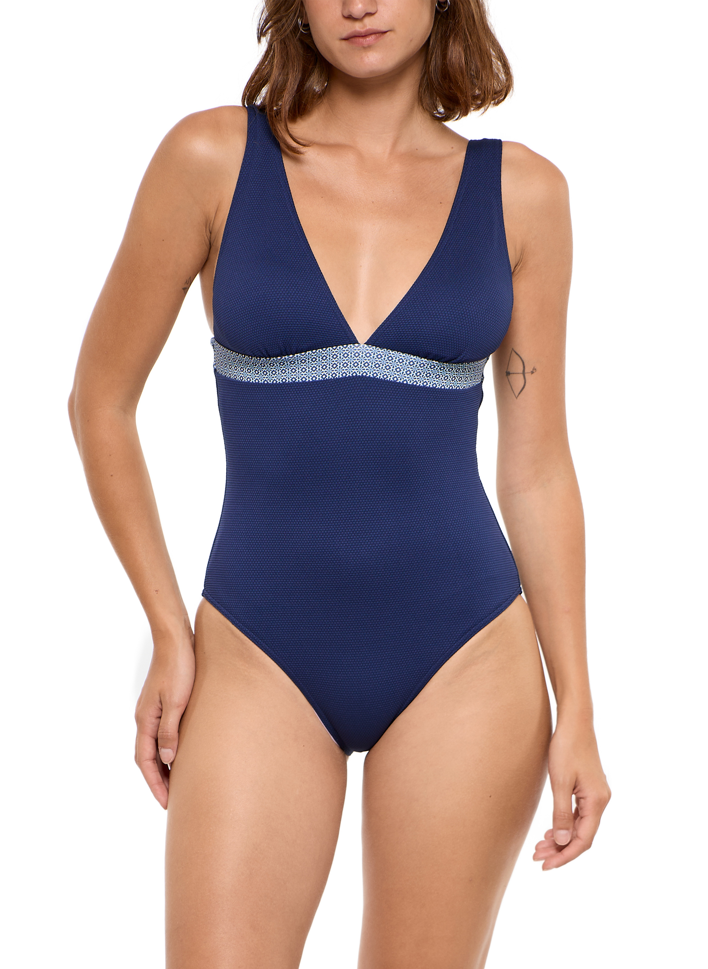 Maillot de bain une pièce    azulejos GILI'S Bleu