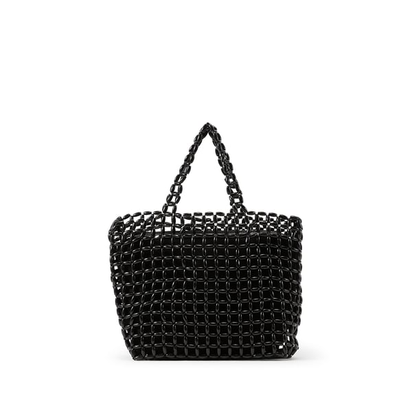 Sac à mains en perle de bois naturel Sac à mains en perle de bois naturel