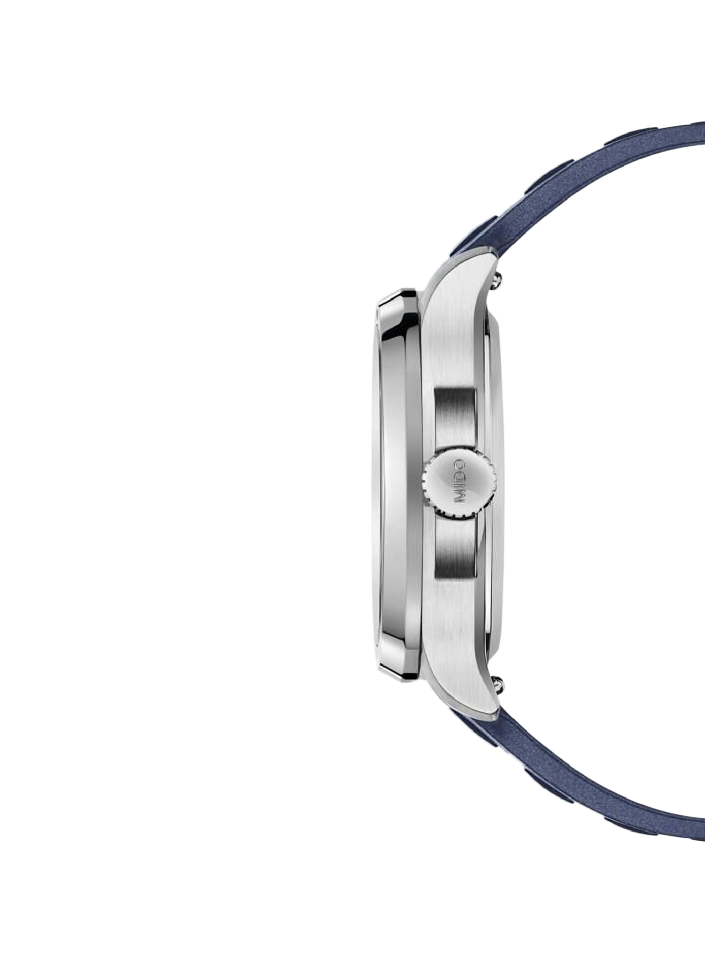 Montre Multifort TV Big Date en acier inoxydable MIDO Bleu