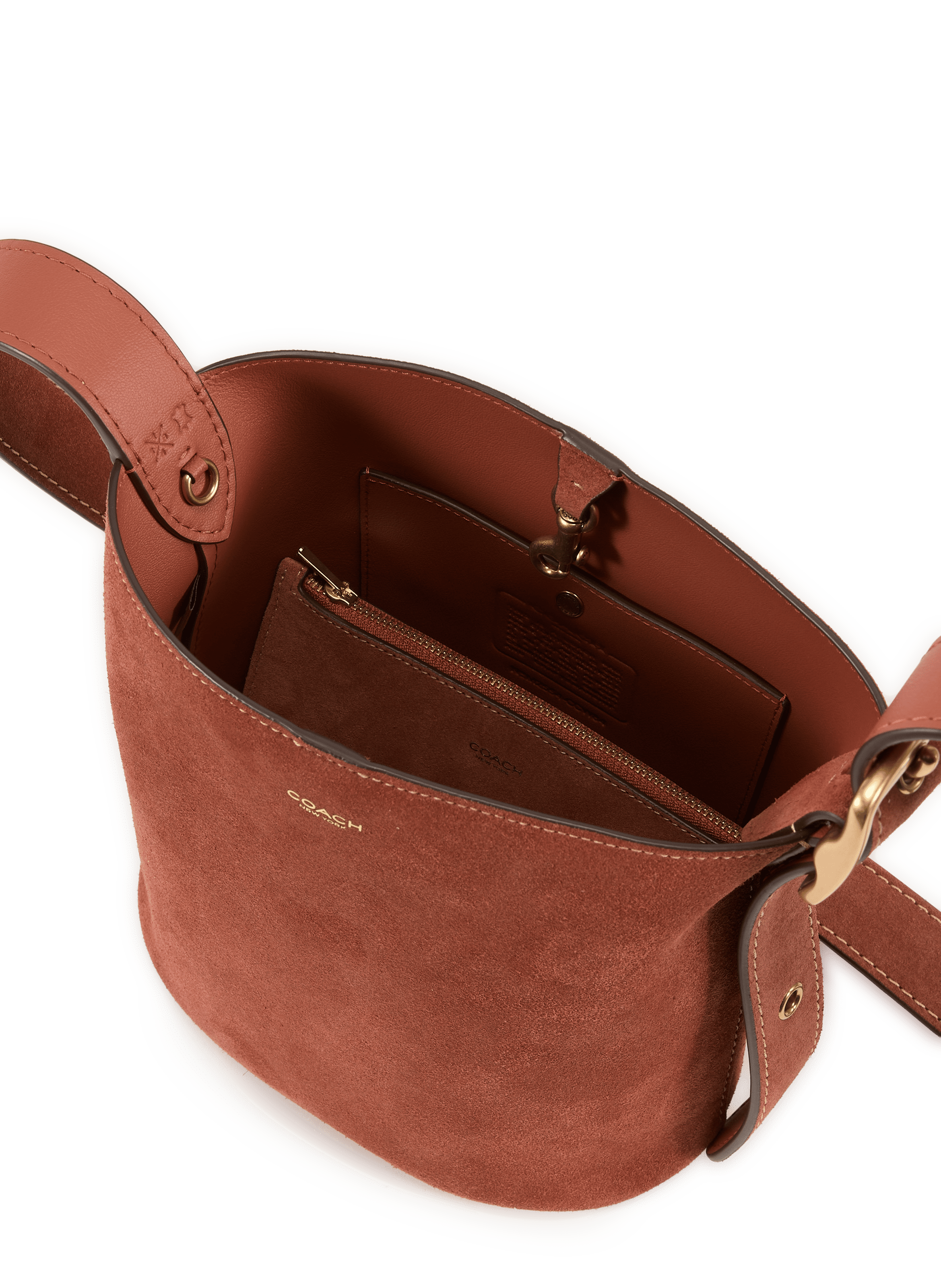 Bleeker 21 leather handbag Brown