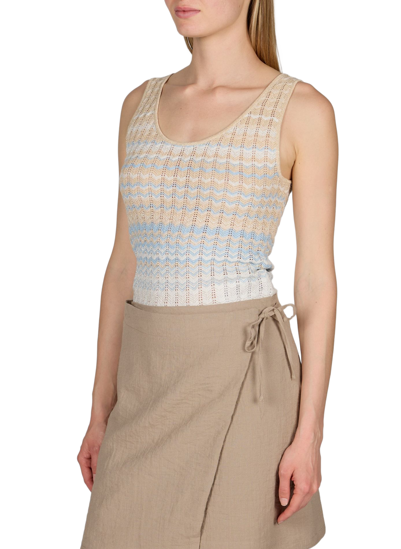 Sequined knit top GUESS Multicolour