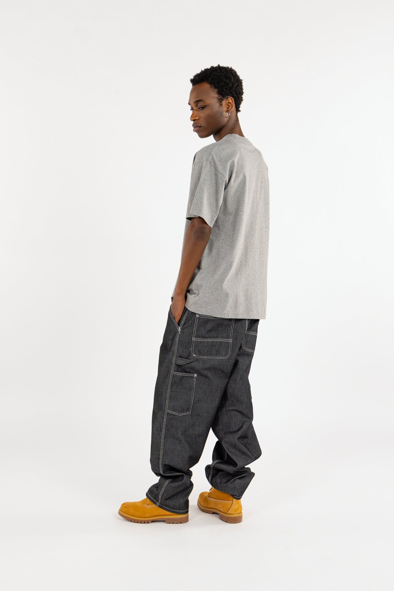 T-shirt s/s heavy duty t-shirt CARHARTT WIP Gris