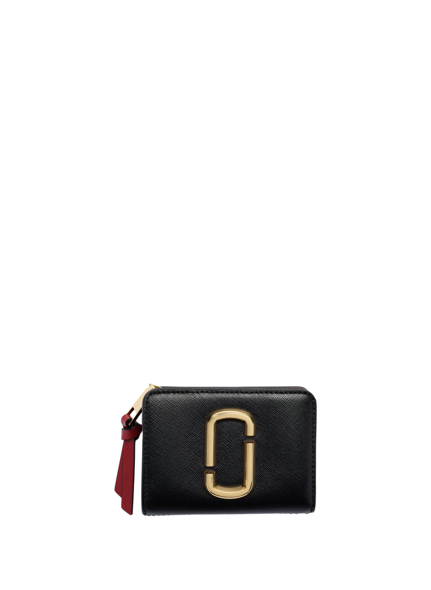 The Snapshot Mini Compact leather wallet MARC JACOBS Black